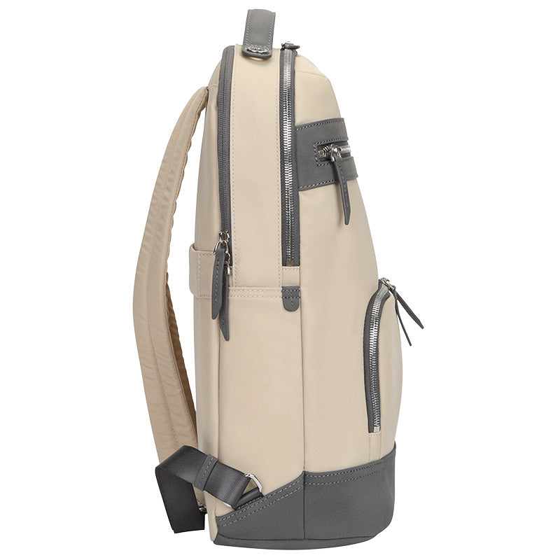 Targus Newport 15 BPK Tan Laptop Backpack - Durable & Lightweight for Work, School & Travel