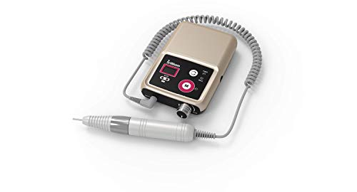 SAESHIN Brillian Portable Nail Drill Machine - 30K RPM High-Speed Motor Handpiece for Acrylic Nails, Gel Nails, Natural Extensions, Cuticle Care | Professional Manicure & Pedicure Tool for Home & Salon Use