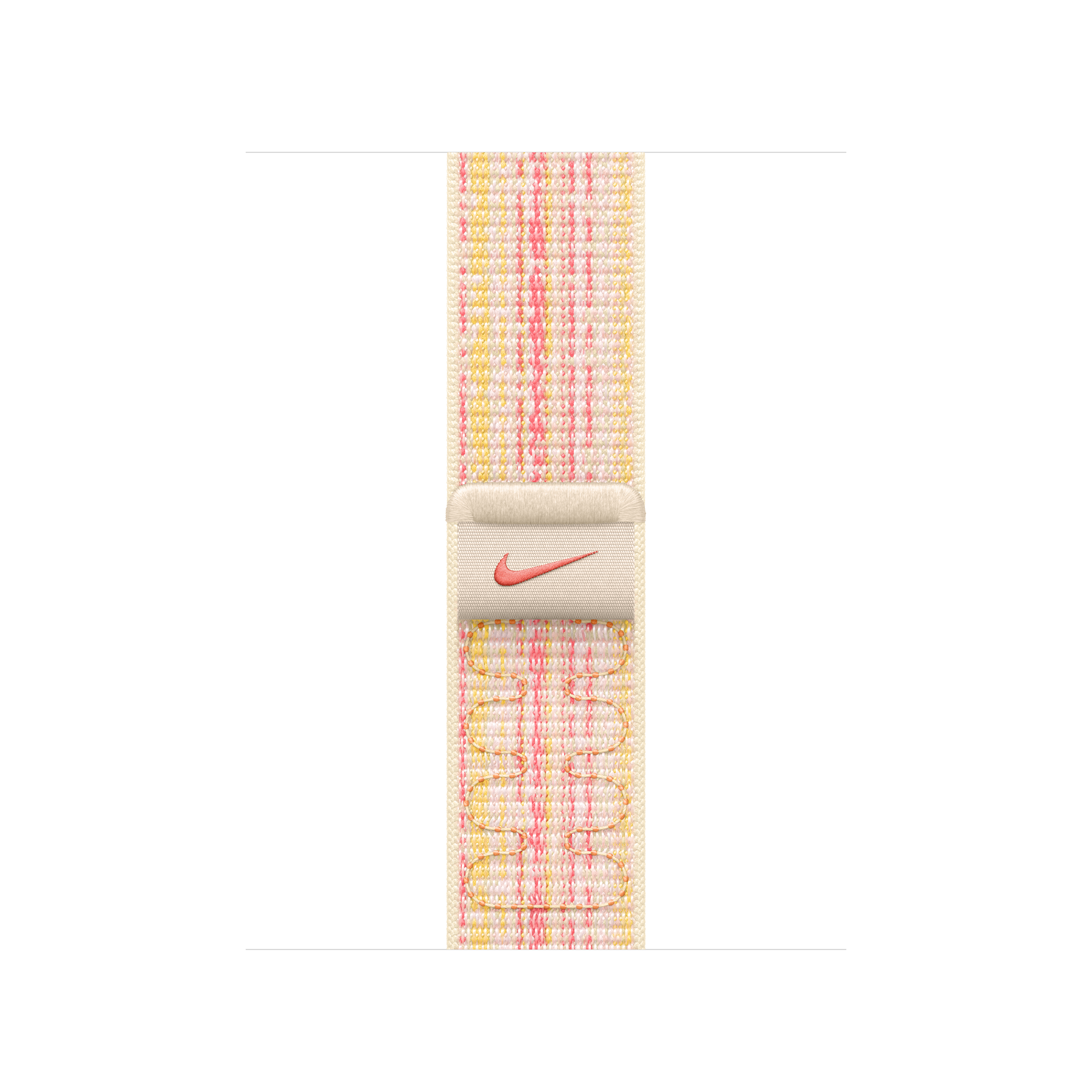 Nike Sport Loop Band 41mm - White Star/Pink for Apple Watch - Perfect for Running, Workouts & Everyday Wear