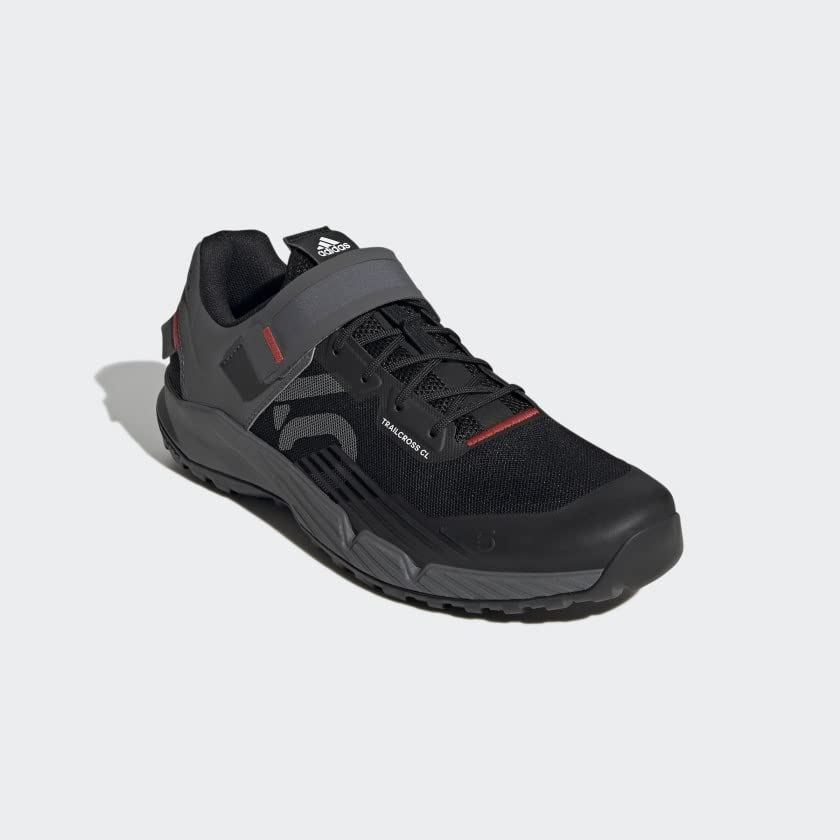 adidas Men's 5.10 Trailcross Clip-in Cycling Shoes - Black | Mountain Bike & Trail Running Sneakers for Outdoor Sports