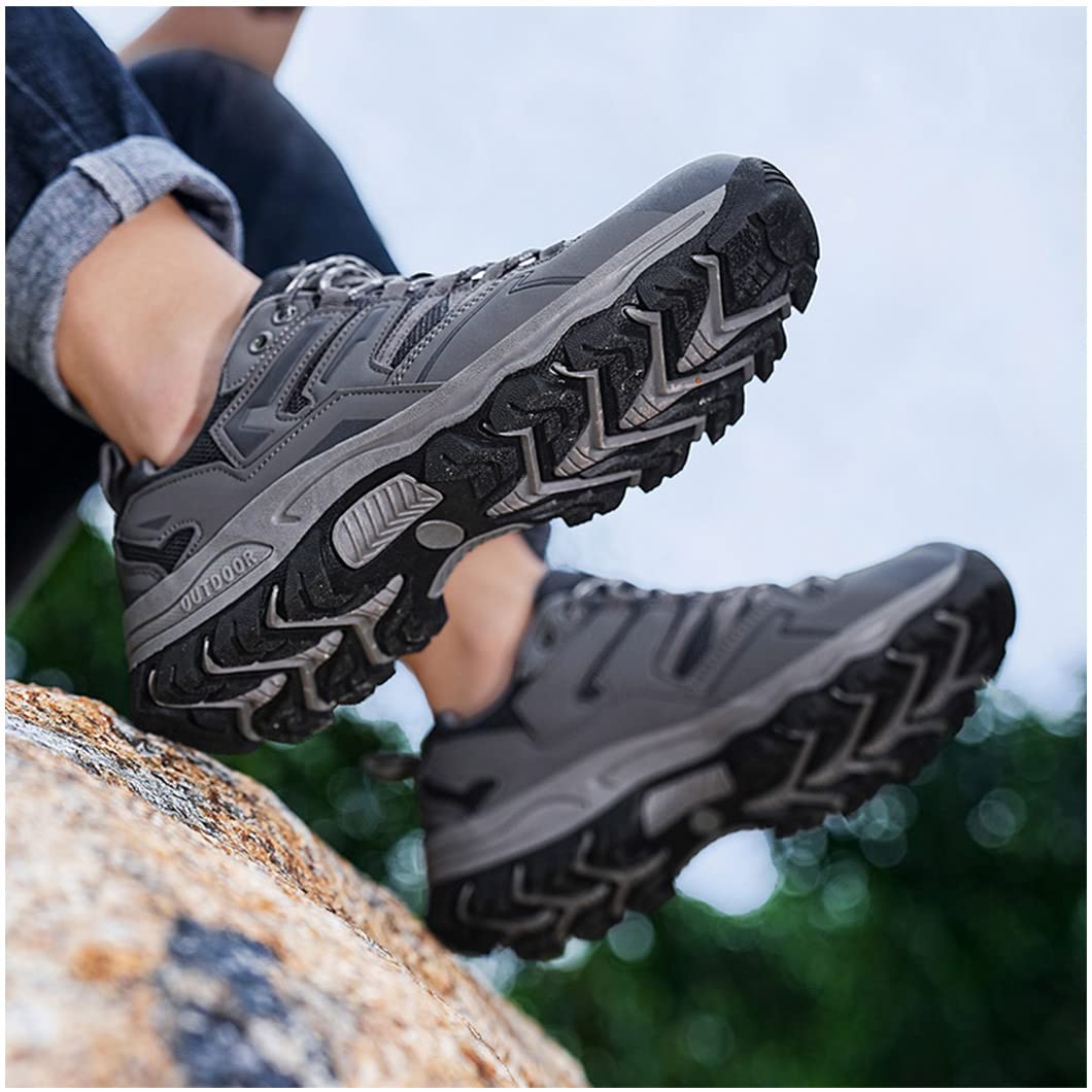 Men's & Women's Breathable Mesh Hiking Shoes - Lightweight Athletic Trekking Shoes for Outdoor Adventures | Perfect for Trail Running, Camping & Mountain Climbing