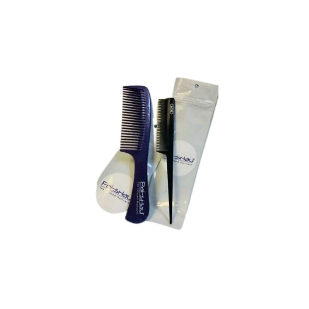 Detangling Comb for Curly & Thick Hair - Purple or Black - Perfect for Wet & Dry Hair Styling at Home or Salon