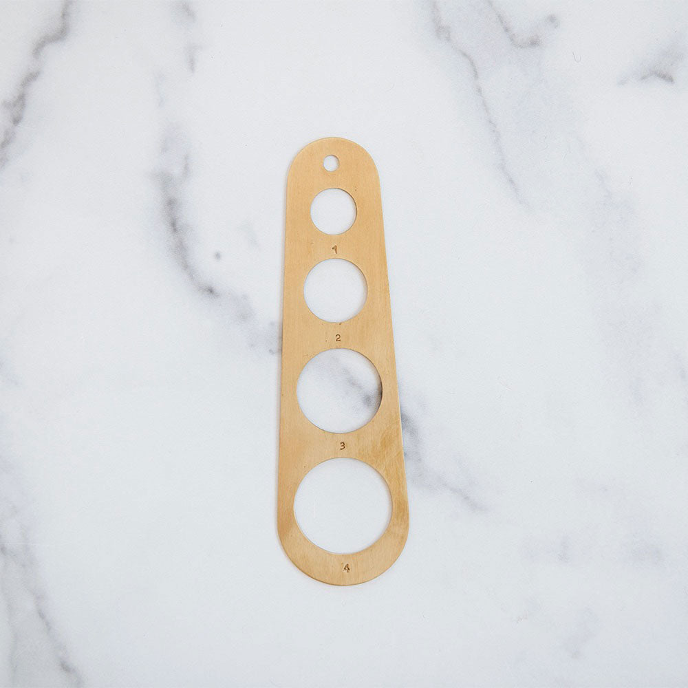 Stainless Steel Pasta Measuring Tool - Perfect Portion Control for Spaghetti, Macaroni & Noodles - Ideal for Home Cooking & Italian Restaurants