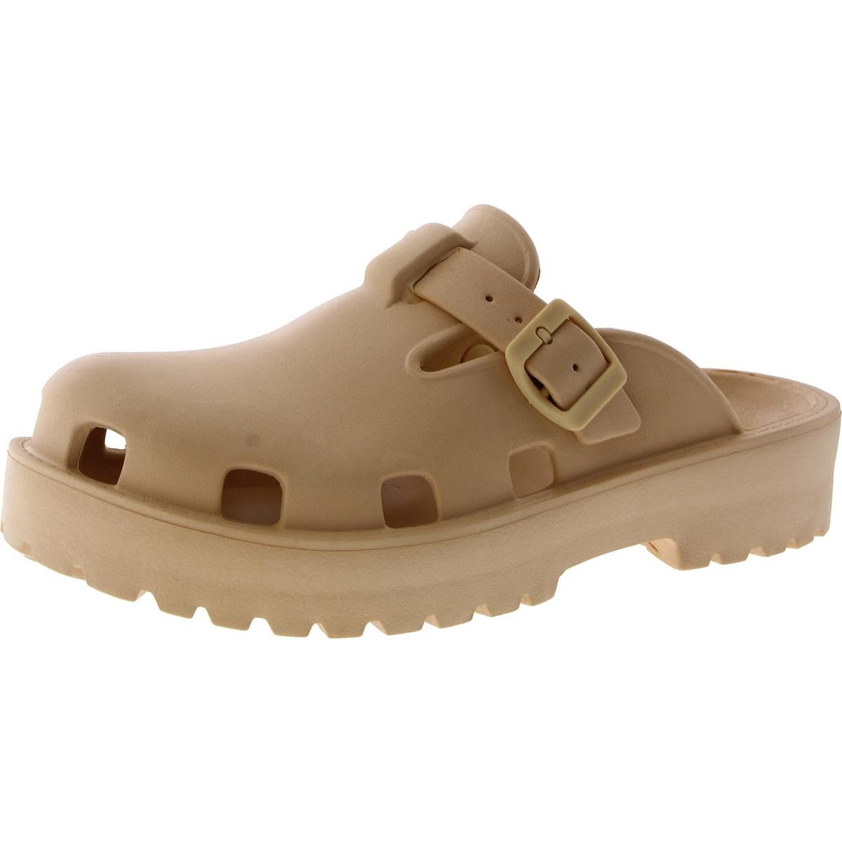 Free People Women's Karlie Buckle Clog Mule - Comfortable Slip-On Shoes for Women, Casual & Boho Style - Perfect for Everyday Wear, Beach Outings & Music Festivals