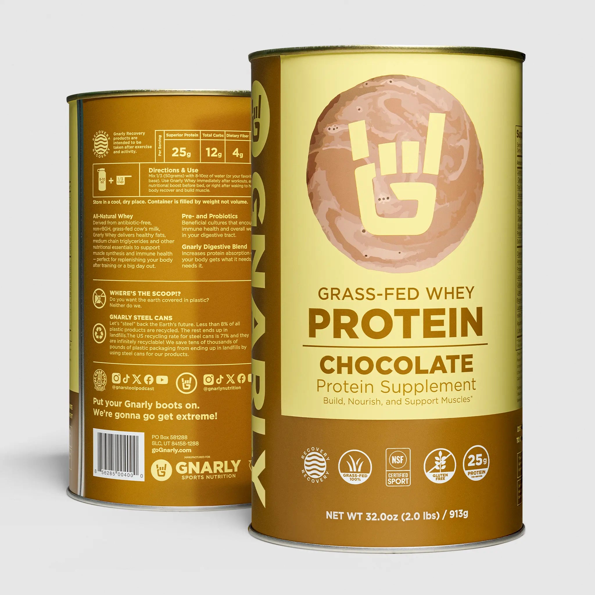 Grass-Fed Whey Protein Powder - 100% Natural, Hormone-Free, High Protein for Muscle Growth & Recovery - Ideal for Post-Workout, Weight Loss & Keto Diet