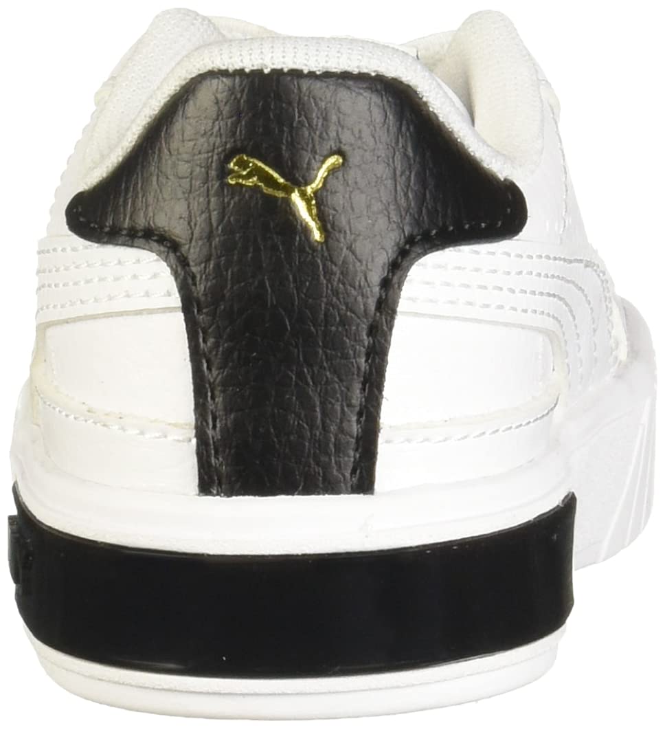 PUMA Baby Girl's Cali Star AC Sneakers - White & Black Toddler Shoes Size 6 M - Comfortable Casual Walking Shoes for Toddlers & Preschool Girls - Perfect for Playtime, Daycare & Outdoor Activities
