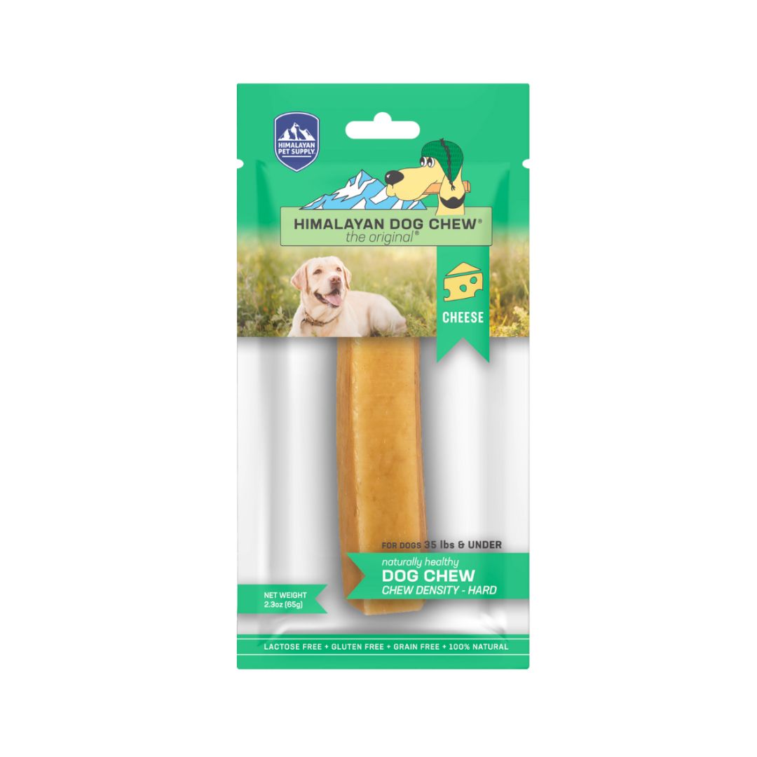 Himalayan Dog Chew - Natural Cheese Flavor Medium Size Dog Treat - Perfect for Training, Teething & Dental Health