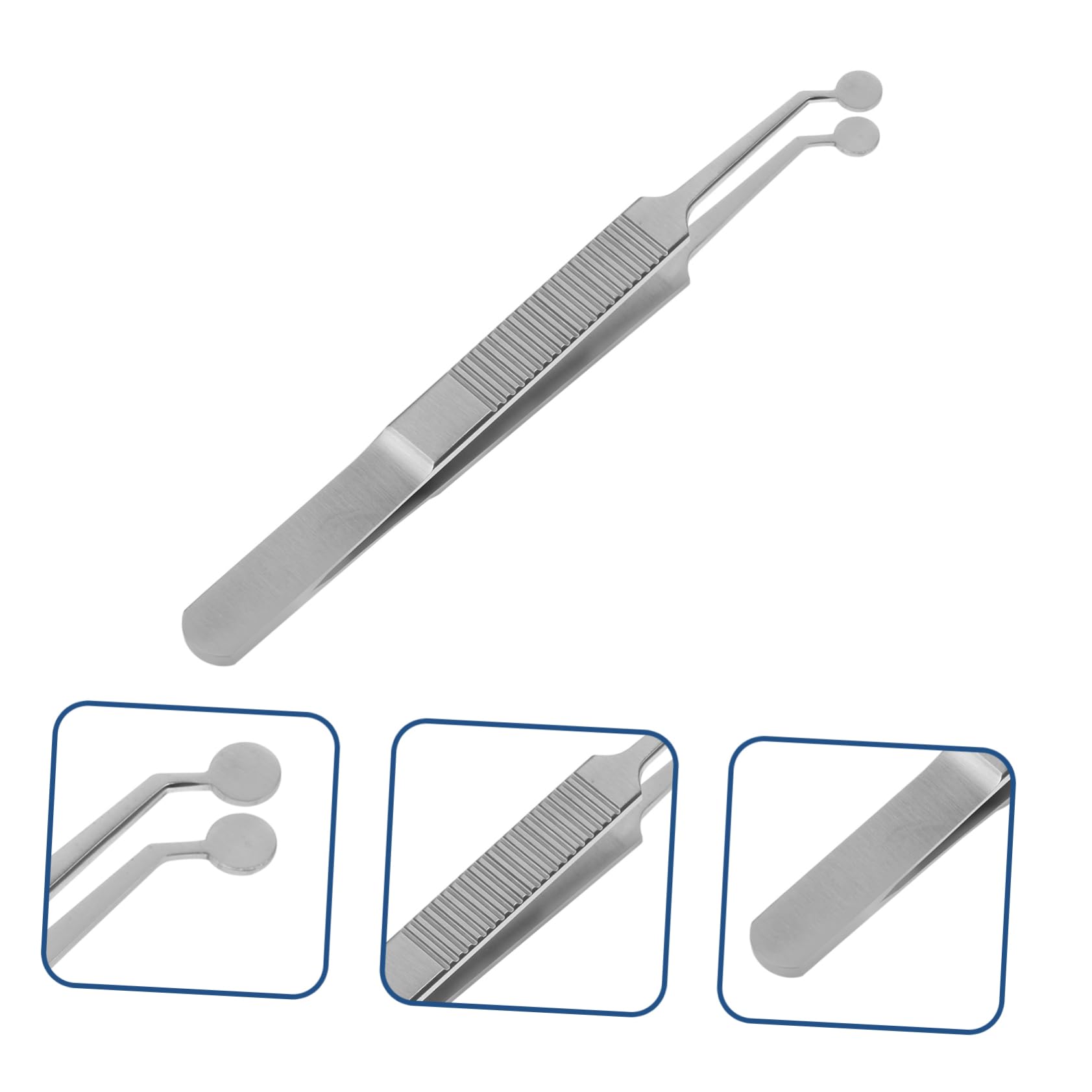 Professional Eyelid Gland Expressor Forceps & Massage Tweezer Set for Lash Gland Care - Perfect for Home Spa, Salon Treatments & Eyelash Extension Maintenance