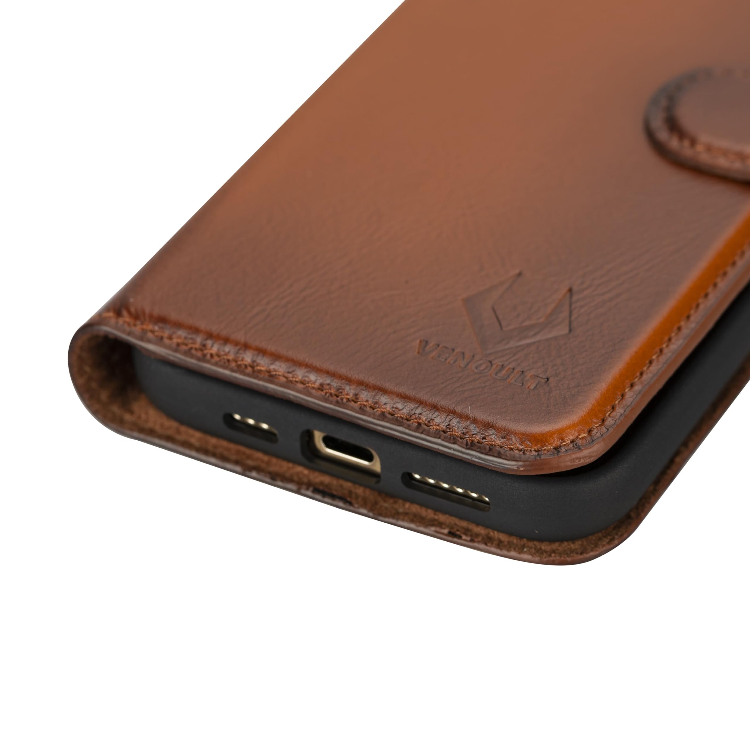 VENOULT Detachable Leather Case for iPhone 16 Pro MAX 6.9
