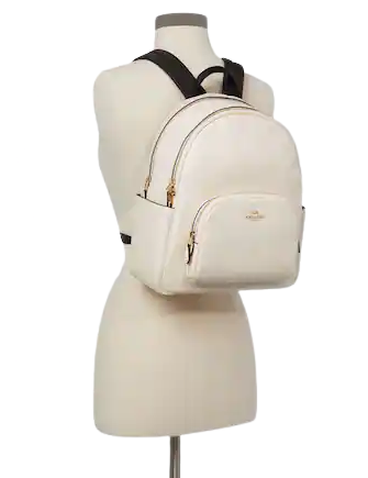 Coach Court Backpack for Women & Men | Stylish Leather Laptop Backpack | Perfect for Work, Travel & College | Durable & Fashionable