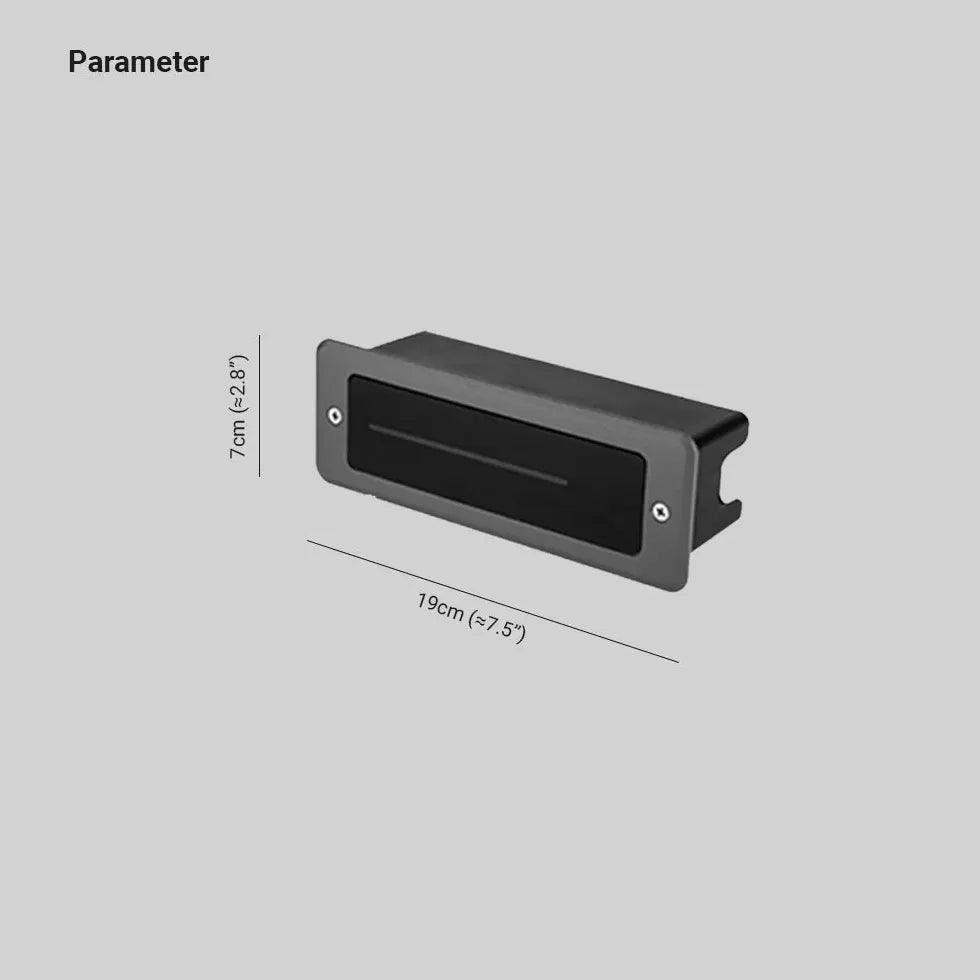 Energy-Efficient Slim LED Step Sensor Brick Lights - Outdoor Pathway Lighting for Garden, Stairs, and Walkway Safety