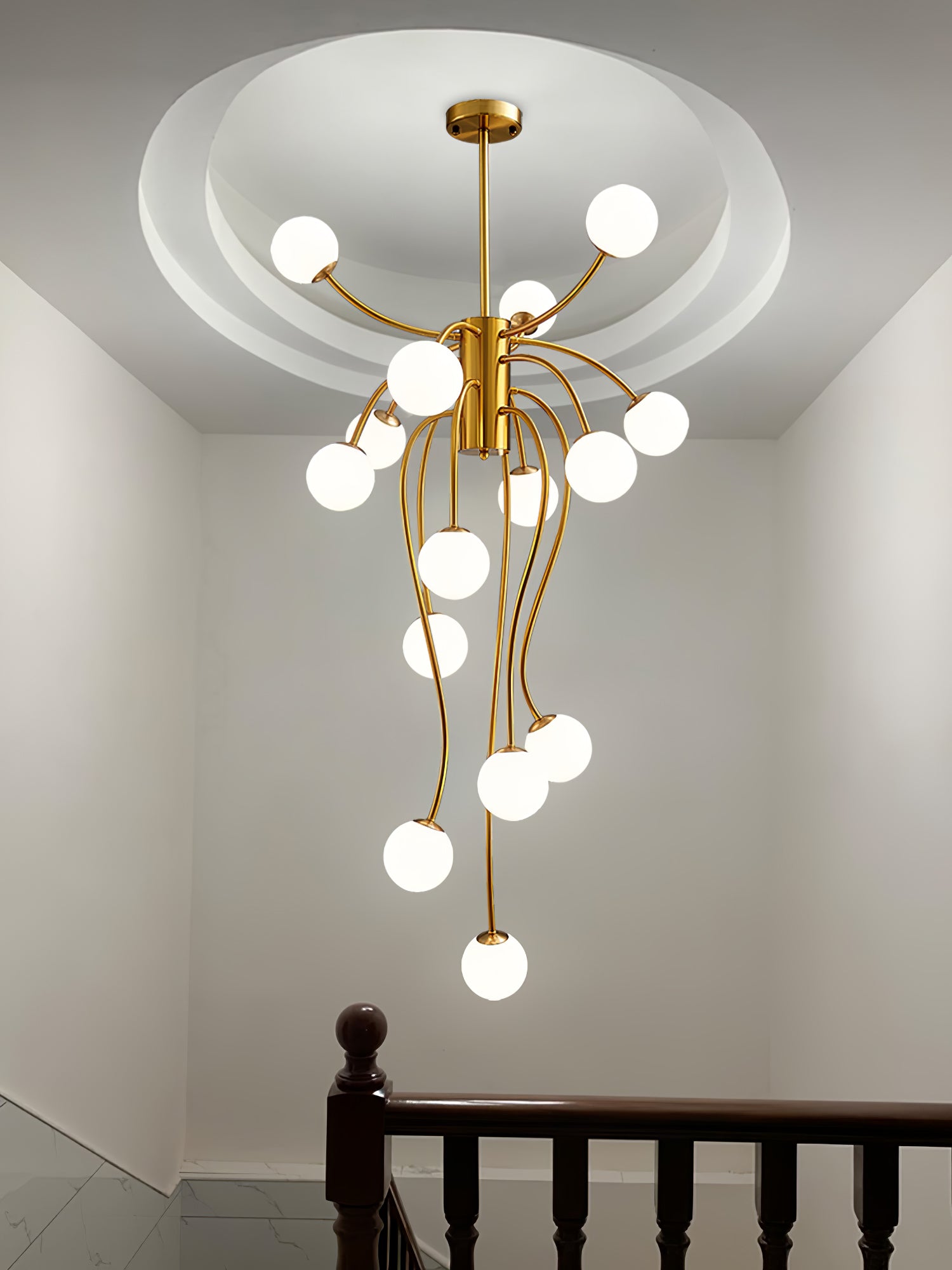 Caroline Chandelier - Elegant Crystal Ceiling Light Fixture for Dining Room, Bedroom & Living Room | Modern Home Decor Lighting