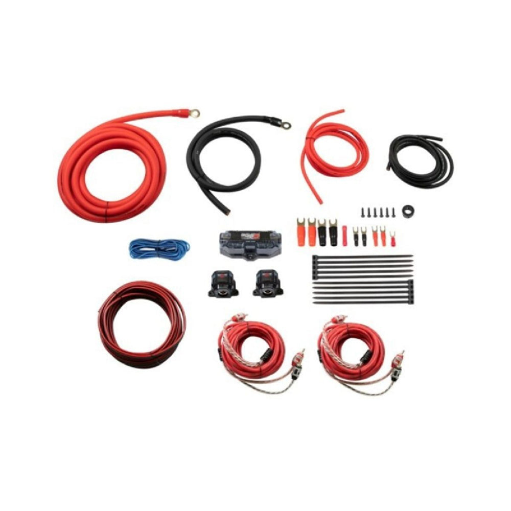 Cerwin Vega CAK44 4 Gauge 4 Channel Car Amplifier Wiring Kit - High Power Audio Installation for Car Stereo Systems, Subwoofers & Speakers - Perfect for DIY Car Audio Upgrades & Professional Installations