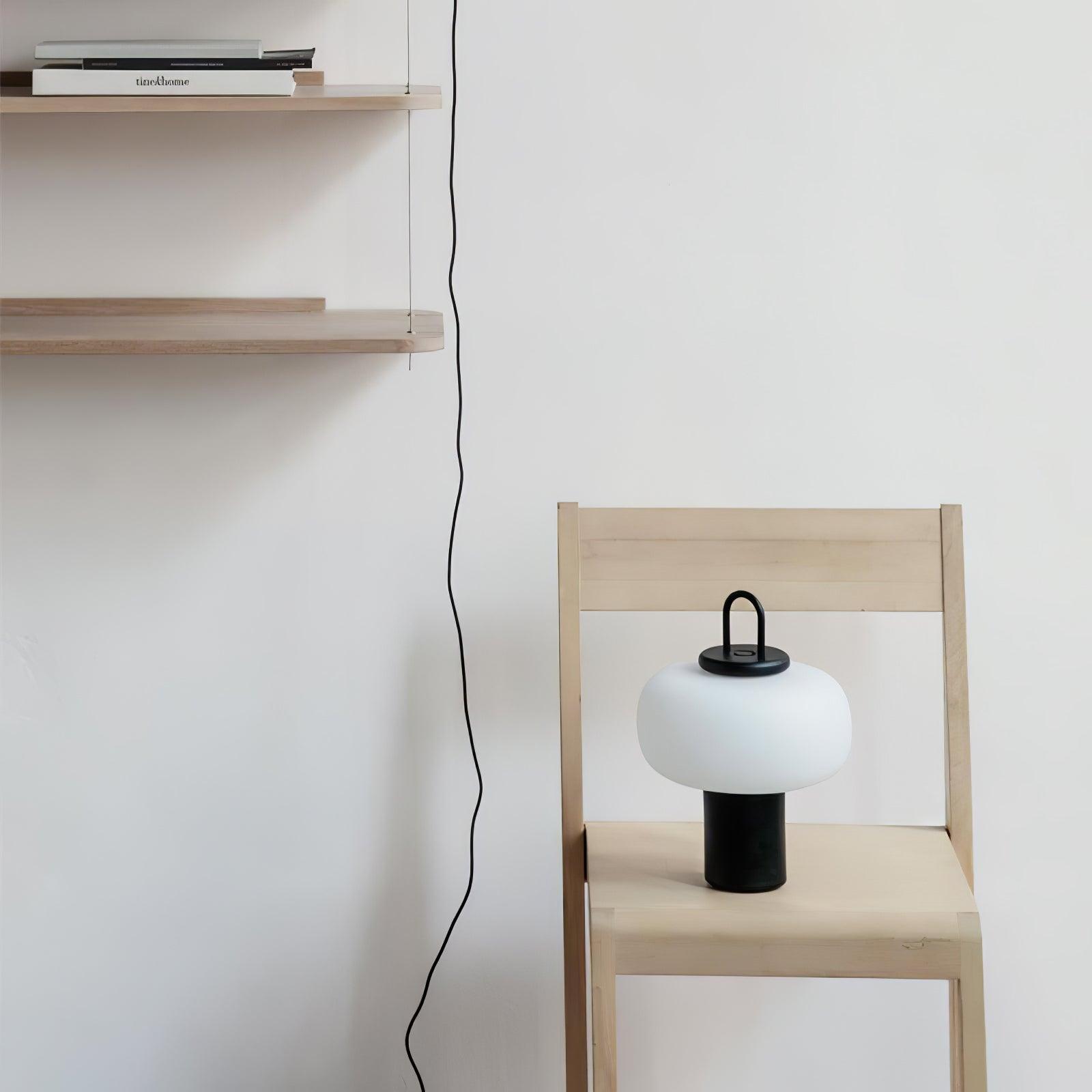 Modern Nox Table Lamp - Adjustable LED Desk Light with USB Charging Port, Warm White & Cool White Light Modes - Perfect for Bedroom, Office, and Study Room Reading