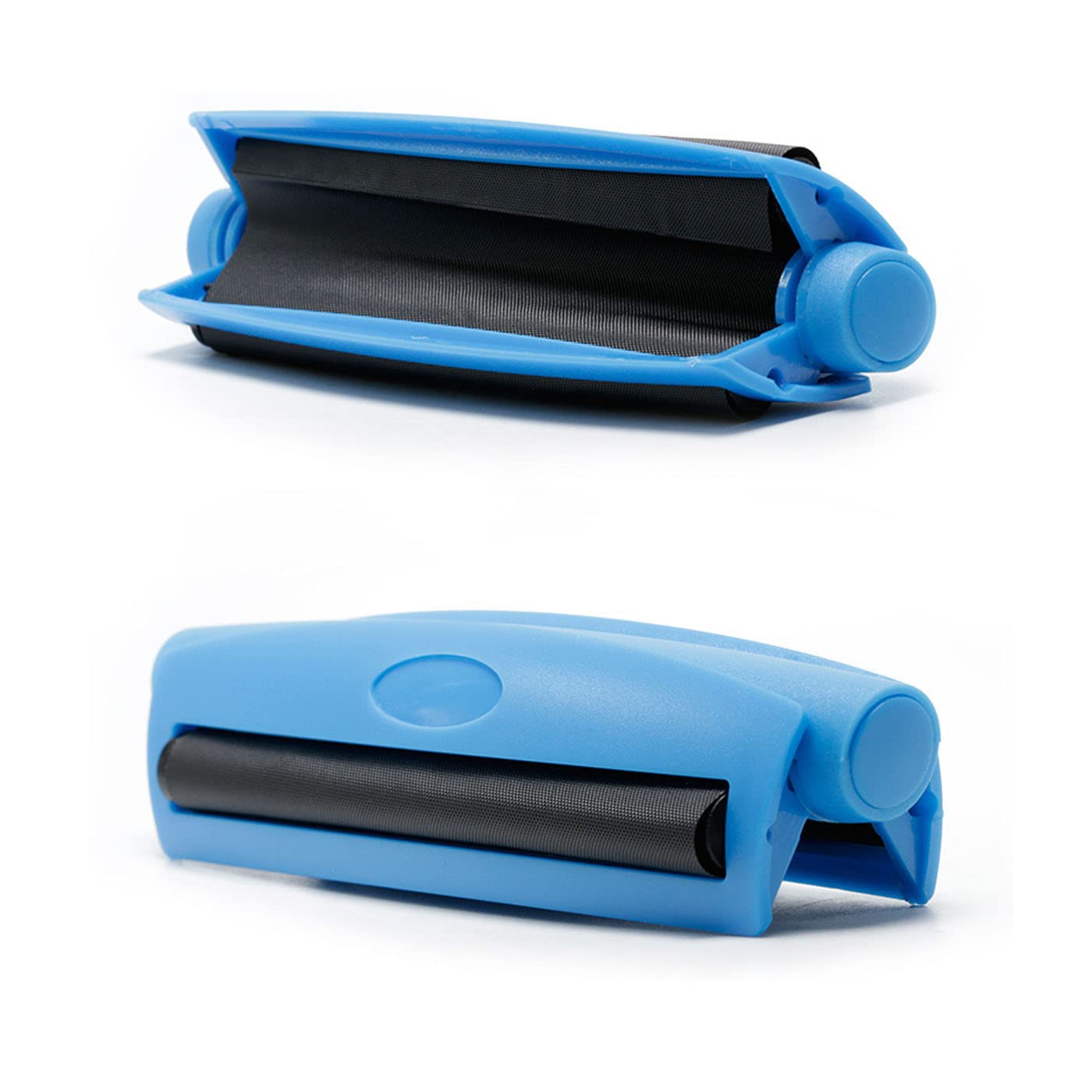 VOVCIG Manual Cigarette Rolling Machine - 78MM Plastic Tobacco Roller for Perfect Handmade Cigarettes (Blue) | Ideal for DIY Smokers, Travel & Home Use