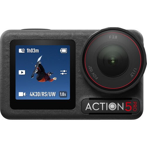 DJI Osmo Action 5 Pro Waterproof 4K Action Camera with Touchscreen - Adventure Combo for Vlogging, Travel & Outdoor Sports