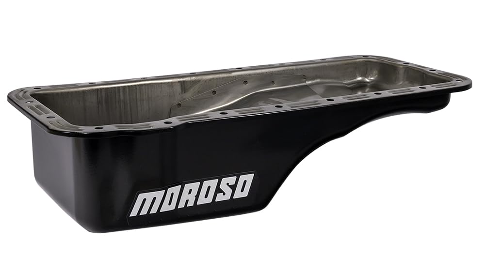 Moroso 20606 High Performance Oil Pan - Compatible with Ford 352 428 FE Big Block Engines | Replacement Part for Classic Cars & Hot Rods | Improved Oil Capacity & Cooling for Street & Racing Applications