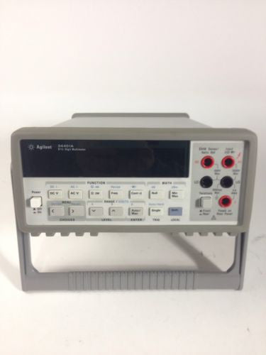 Agilent 34401A 6.5 Digit Digital Multimeter - High Precision Bench Multimeter for Electronics Testing, Lab Measurements & Industrial Use