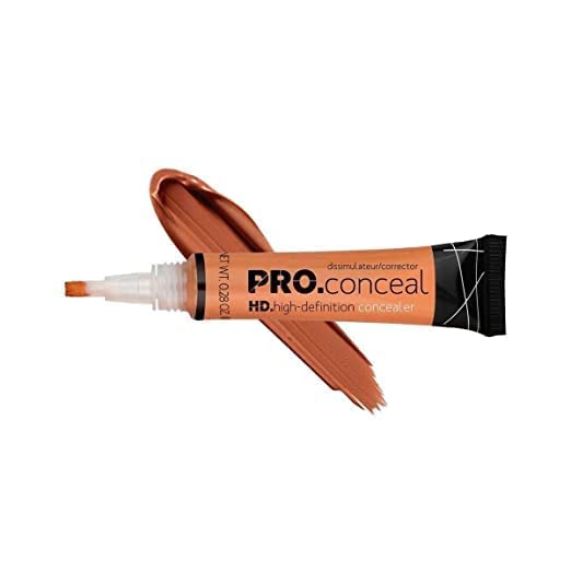 Professional HD Concealer & Corrector Combo - Orange & Green for Dark Circles & Redness | Flawless Makeup for Photography, Videos & Everyday Wear