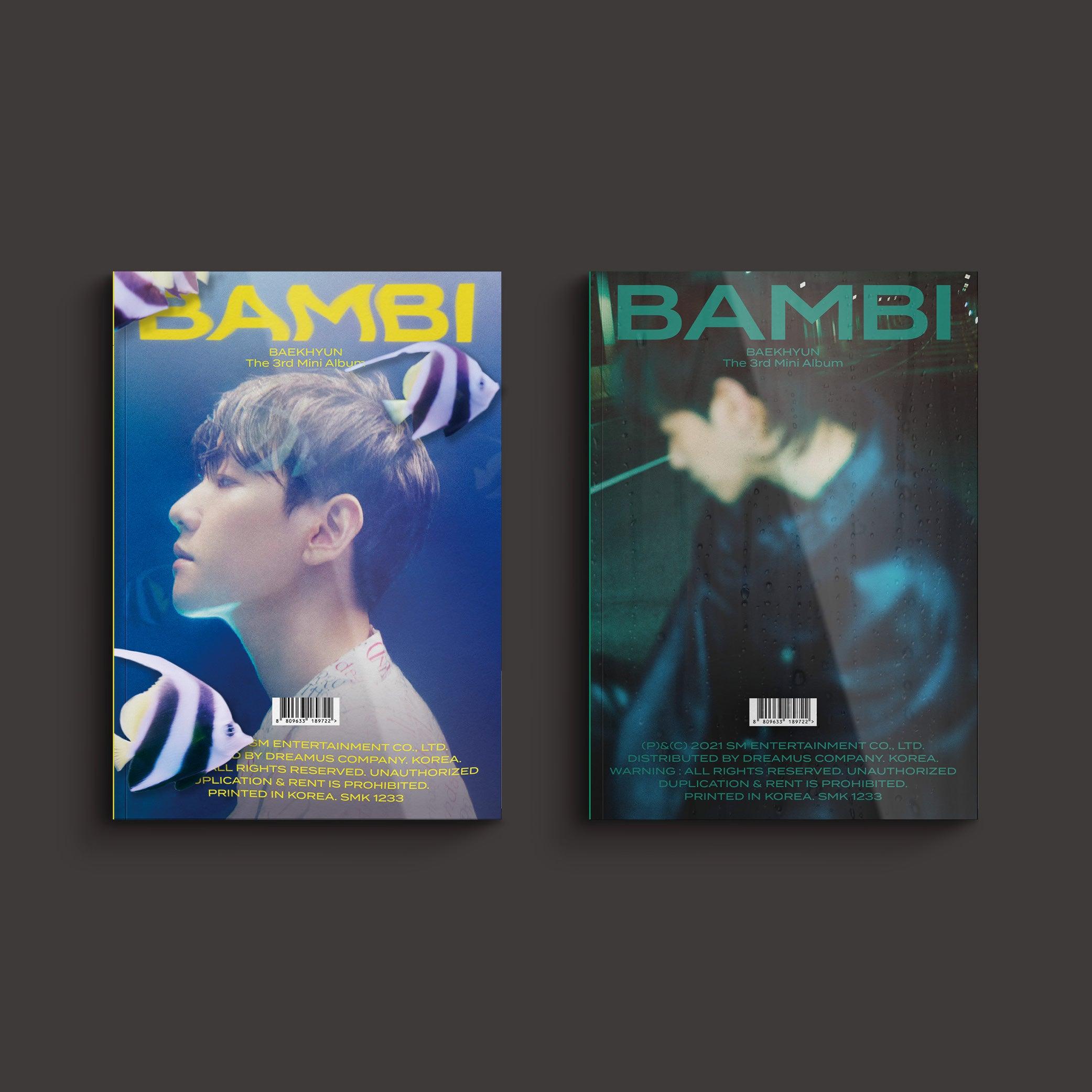 BAEK HYUN 3RD MINI ALBUM 'BAMBI' - K-POP CD with Photobook & Poster | Perfect for K-POP Collectors and Fans of EXO Members | Great Gift for Birthdays, Anniversaries and Special Occasions