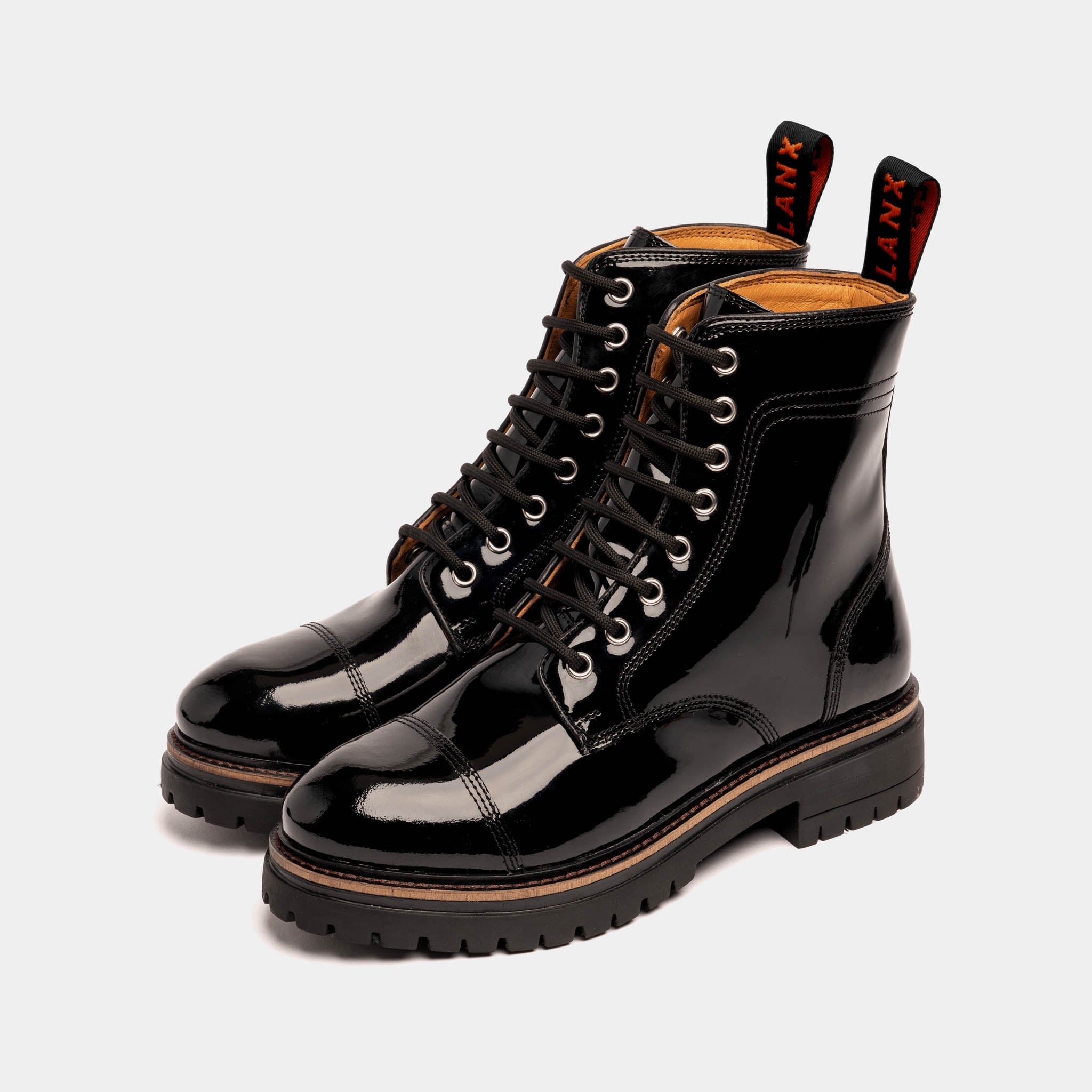 DINCKLEY Black Patent Leather Shoes - Stylish & Comfortable for Women | Perfect for Office, Parties & Formal Events