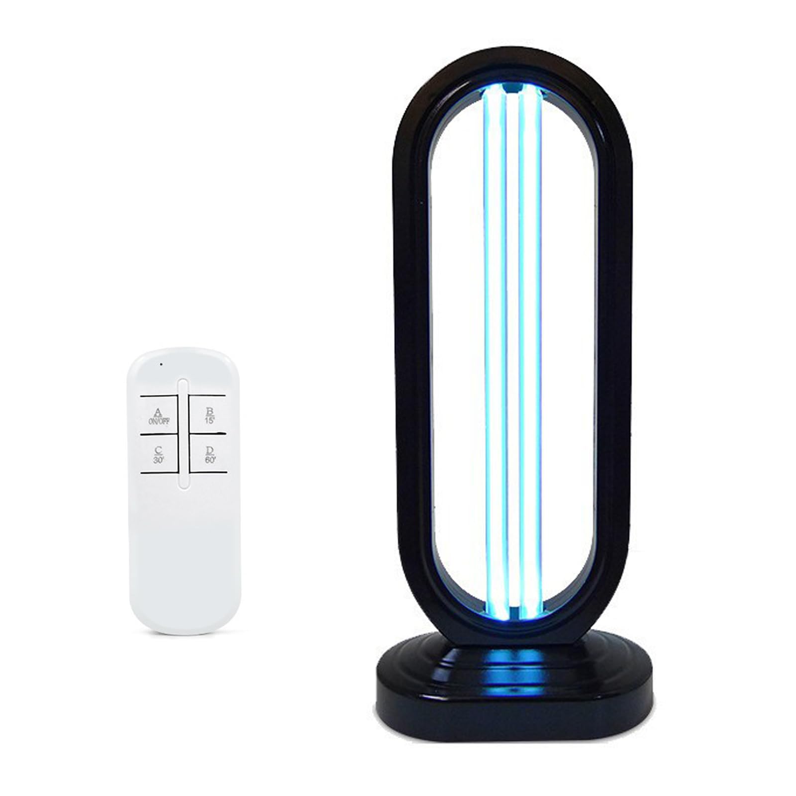 Lumivyx Haloclean Air Purifier with 3 Timer Settings & Remote Control - Black - Perfect for Bedroom, Living Room, and Office Air Purification