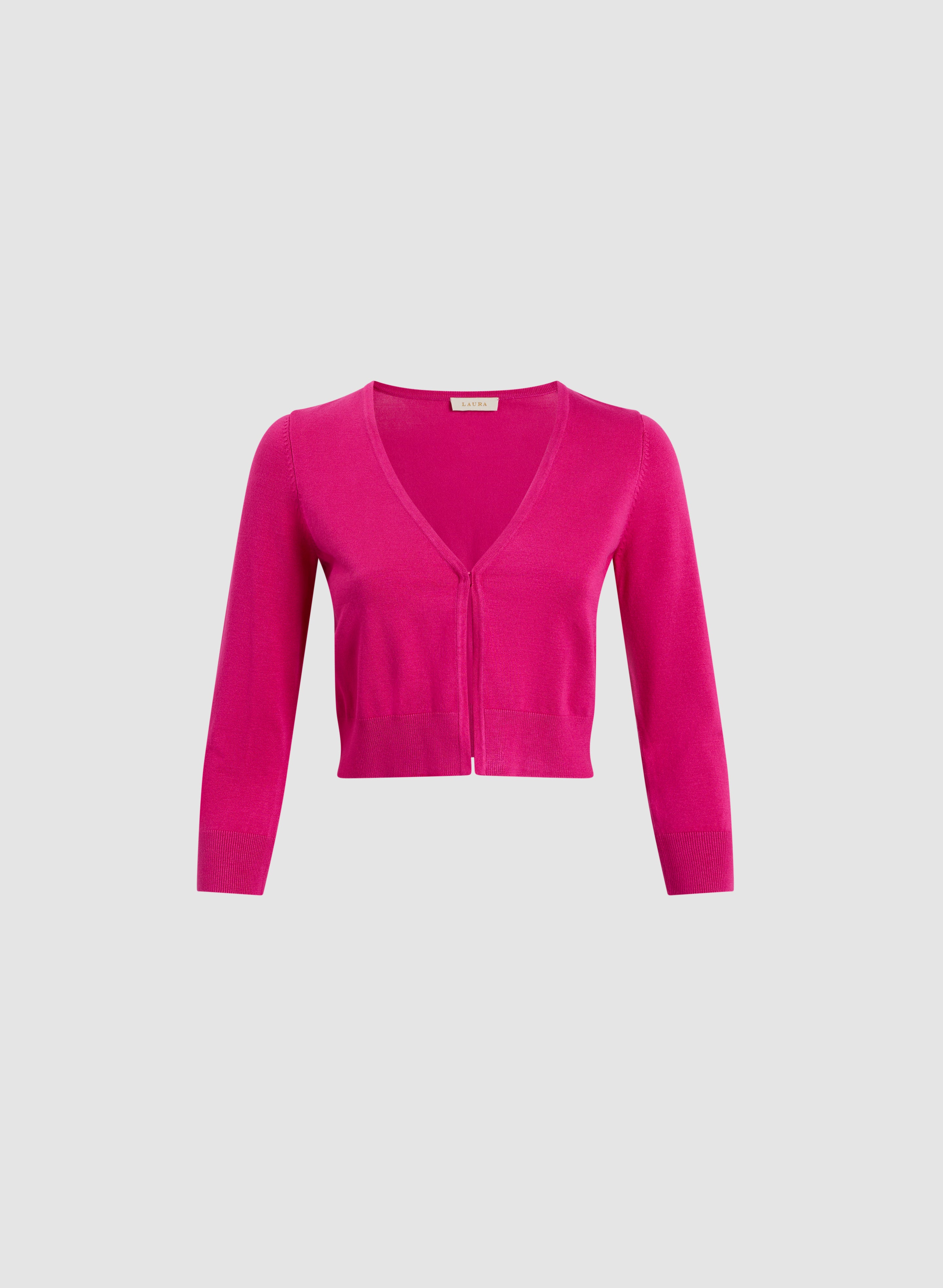 Stylish 3/4 Sleeve Knit Cardigan for Women - Cozy Fall & Winter Layering Piece - Perfect for Office, Date Night & Casual Outfits