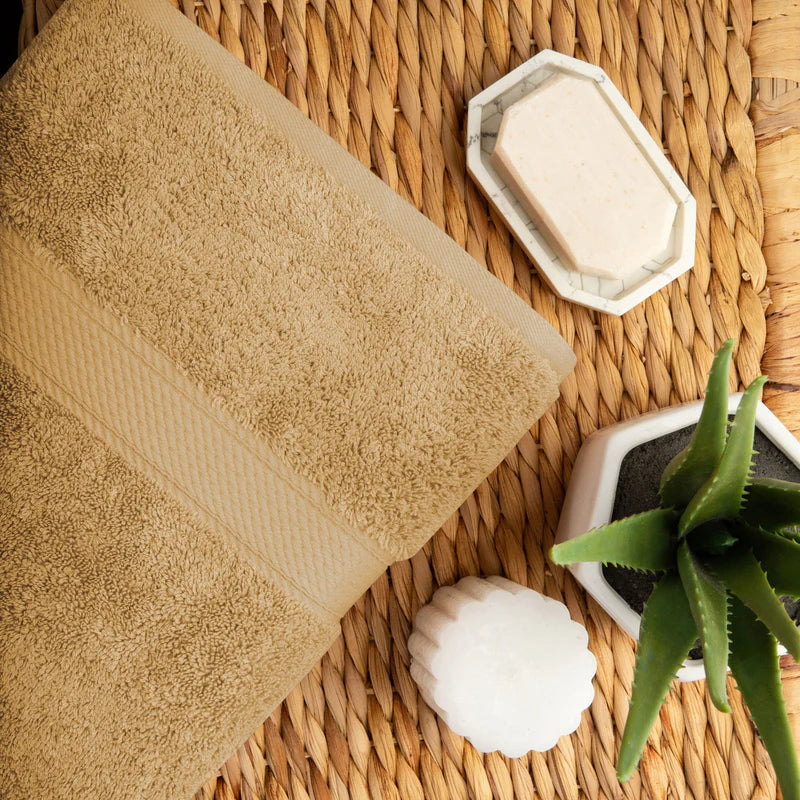 Premium Egyptian Cotton 10-Piece Towel Set - Ultra Soft, Heavyweight & Plush for Bath, Spa & Luxury Home Use