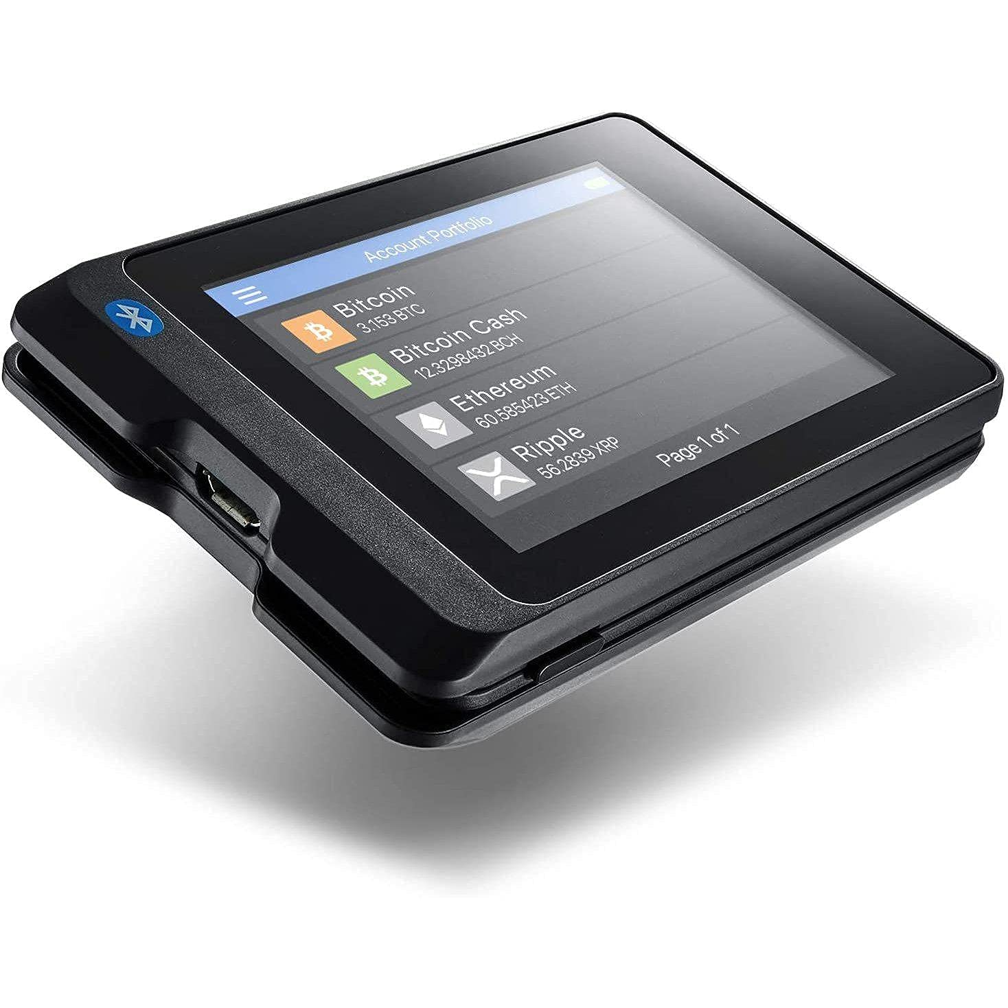 SecuX W10 Hardware Wallet - Secure Crypto Storage for Bitcoin & BIP39 Wallets | Best Cold Wallet Backup for Seed Phrases | Ideal for Long-Term Crypto Protection & Offline Transactions