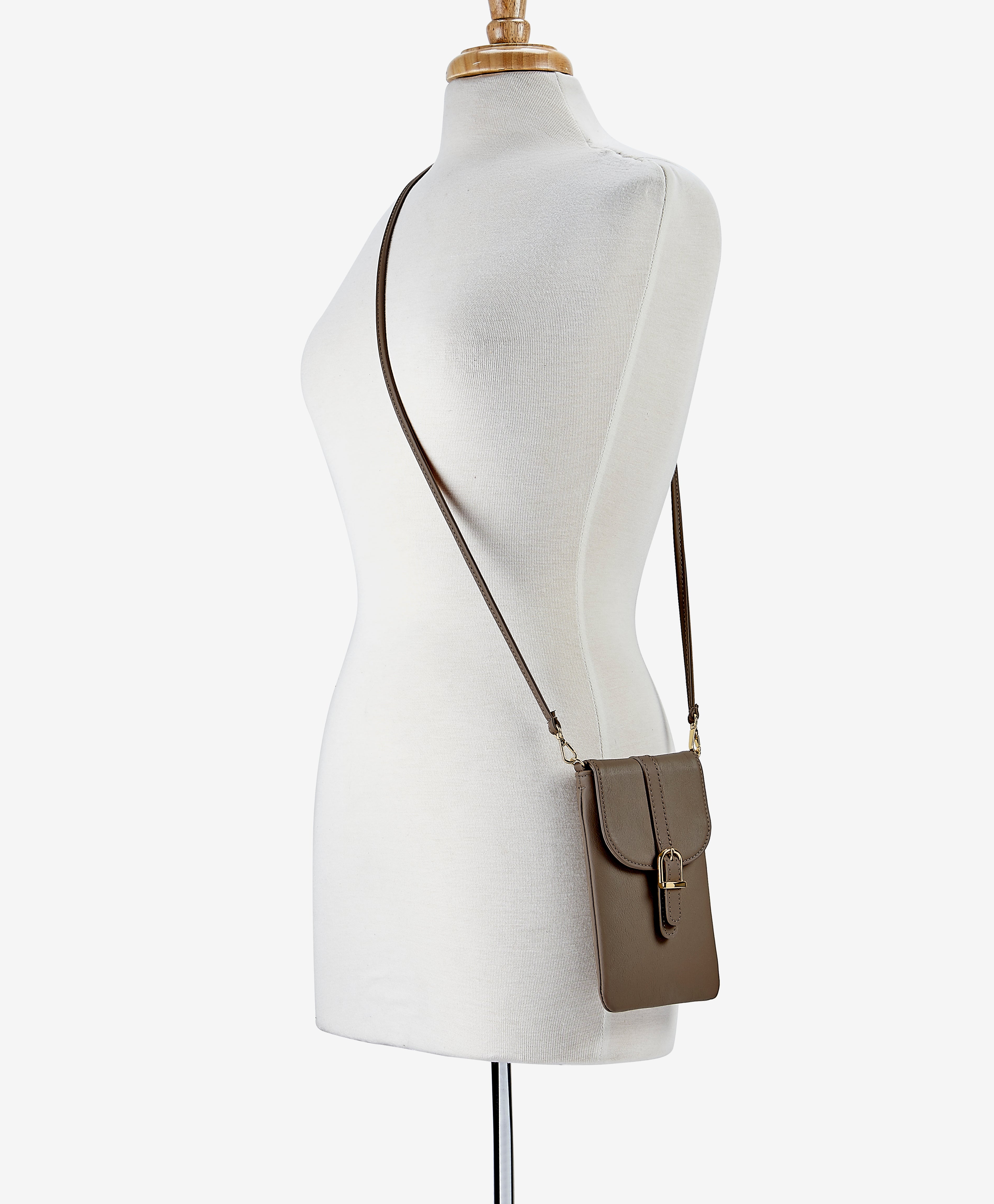 Emmie Crossbody Phone Pouch - Stylish & Secure Cell Phone Holder for Women - Perfect for Travel, Shopping, and Everyday Use