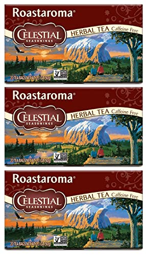Celestial Seasonings Herbal Tea Roastaroma - 20 Tea Bags (Pack of 33) | Caffeine-Free Herbal Tea Blend | Perfect for Relaxation, After Dinner & Cold Weather Comfort