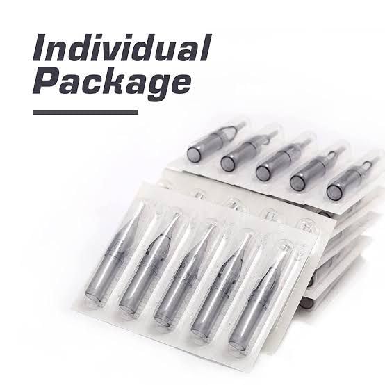 Shield Plus Tattoo Needle Tips - 50 Pcs Mix Set (11RT & 14RT) - Professional Tattoo Cartridges for Artists - Perfect for Lining, Shading & Coloring Tattoos