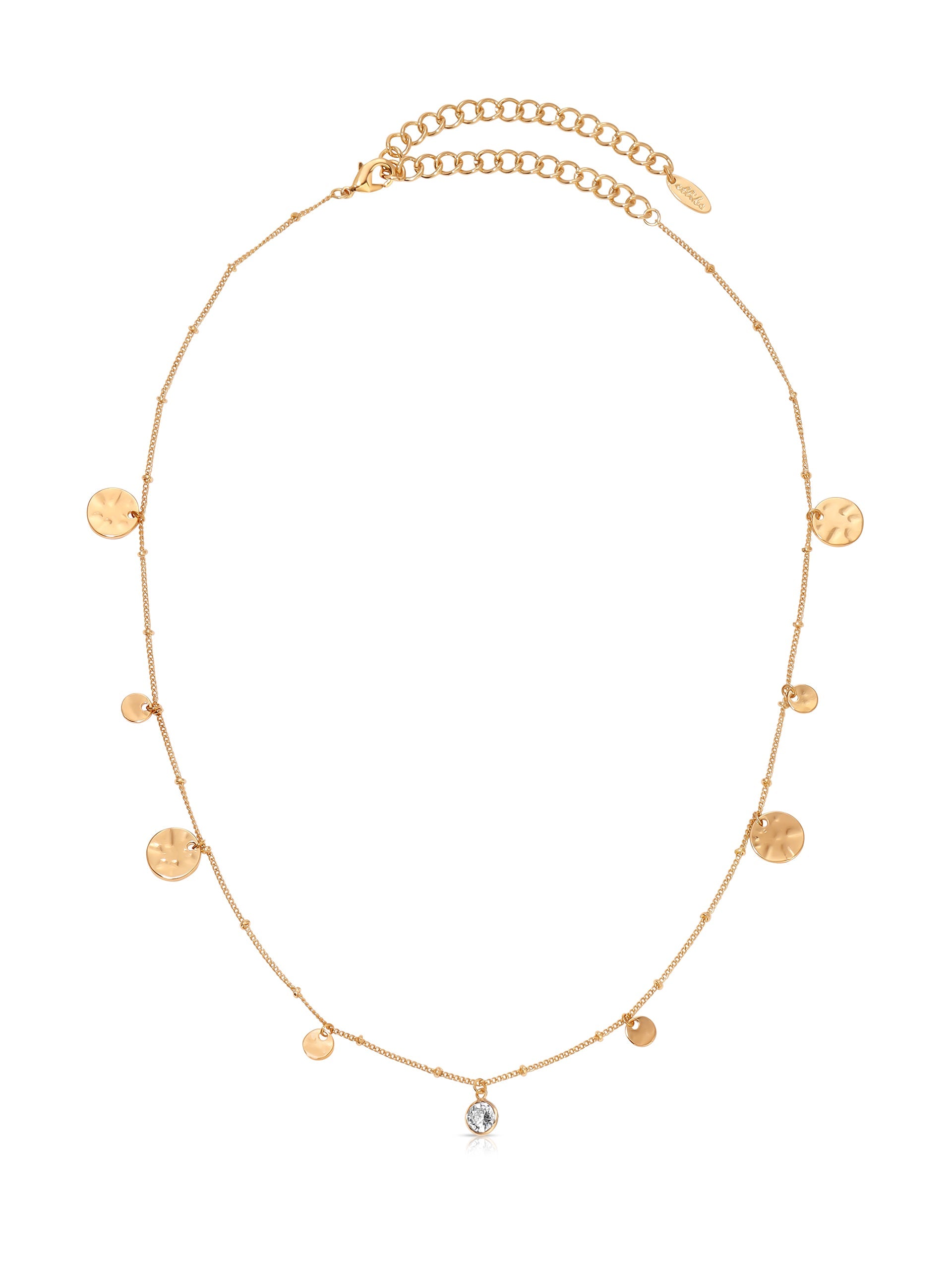 Layered Crystal Necklace Set for Women - Elegant Multi-Layer Pendant Necklace Jewelry Gift for Her | Perfect for Parties, Weddings & Everyday Wear