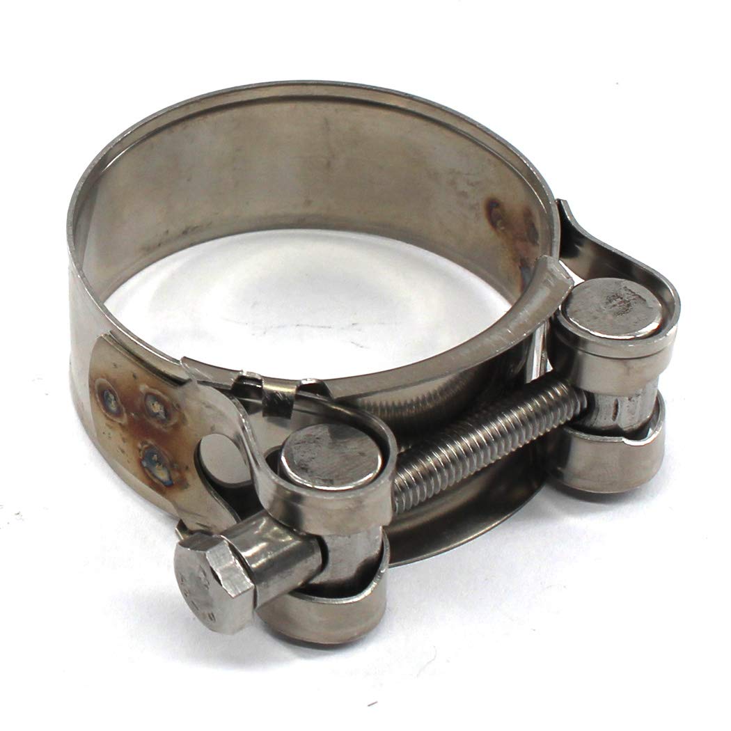 304 Stainless Steel T-Bolt Hose Clamps 26-28mm - Heavy Duty Clamping for Automotive, Marine & Industrial Applications