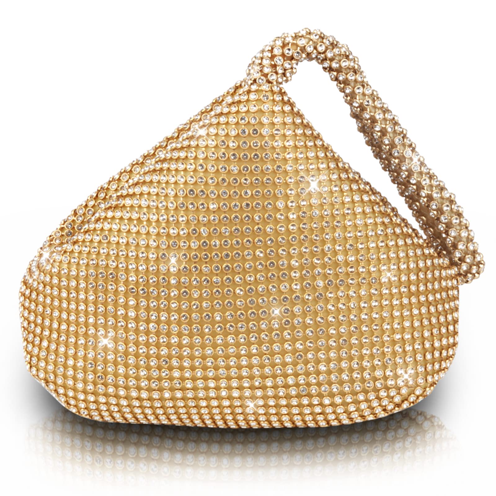 Elegant Rhinestone Clutch Purse for Women - Sparkly Evening Bag for Party, Wedding & Special Occasions | Stylish Handbag for Prom, Cocktail & Formal Events