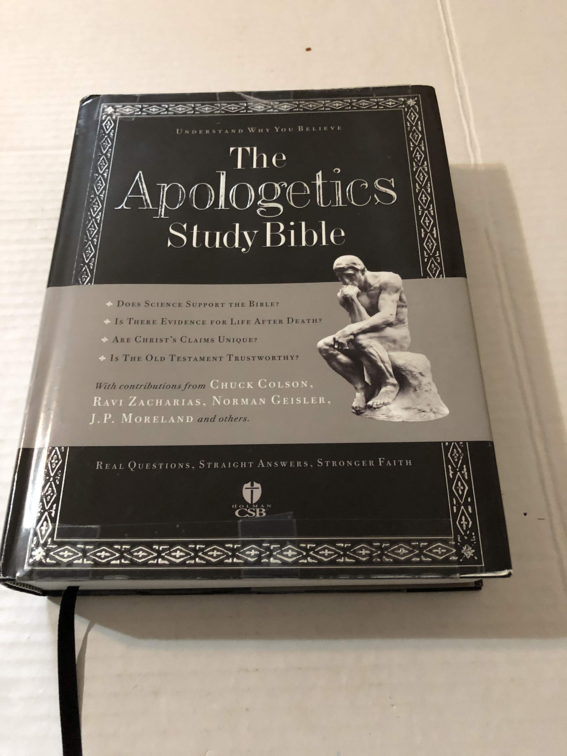 The Apologetics Study Bible - Understand Why You Believe | Christian Faith & Theology Resource for Bible Study, Small Groups & Personal Devotion