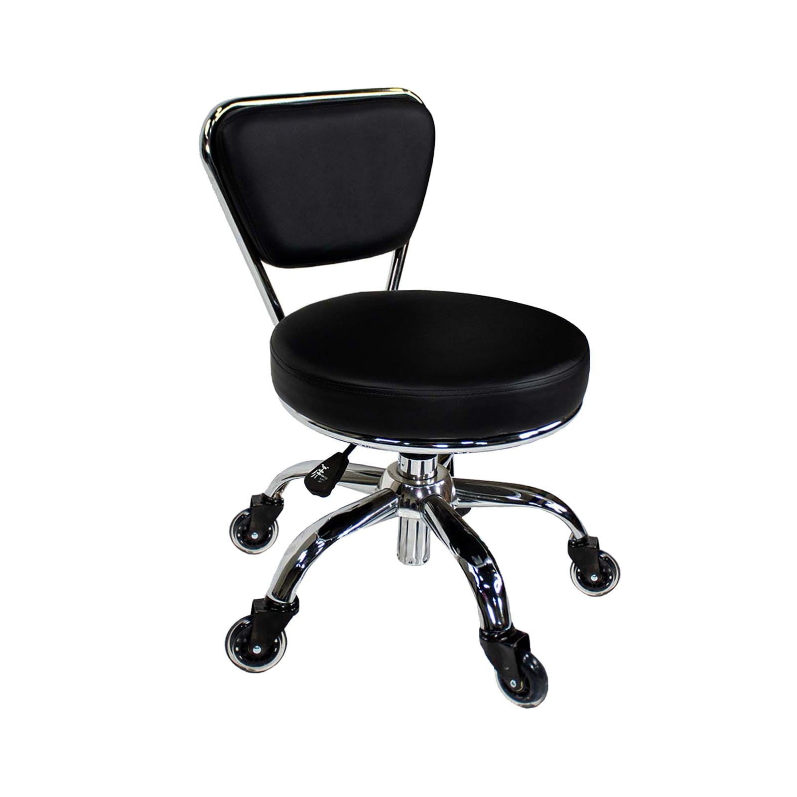 Premium Dayton Salon Pedicure Technician Stool - Adjustable Hydraulic Swivel Stool for Spa & Nail Technicians - Ergonomic Beauty Salon Chair for Manicures, Pedicures & Massage Therapy