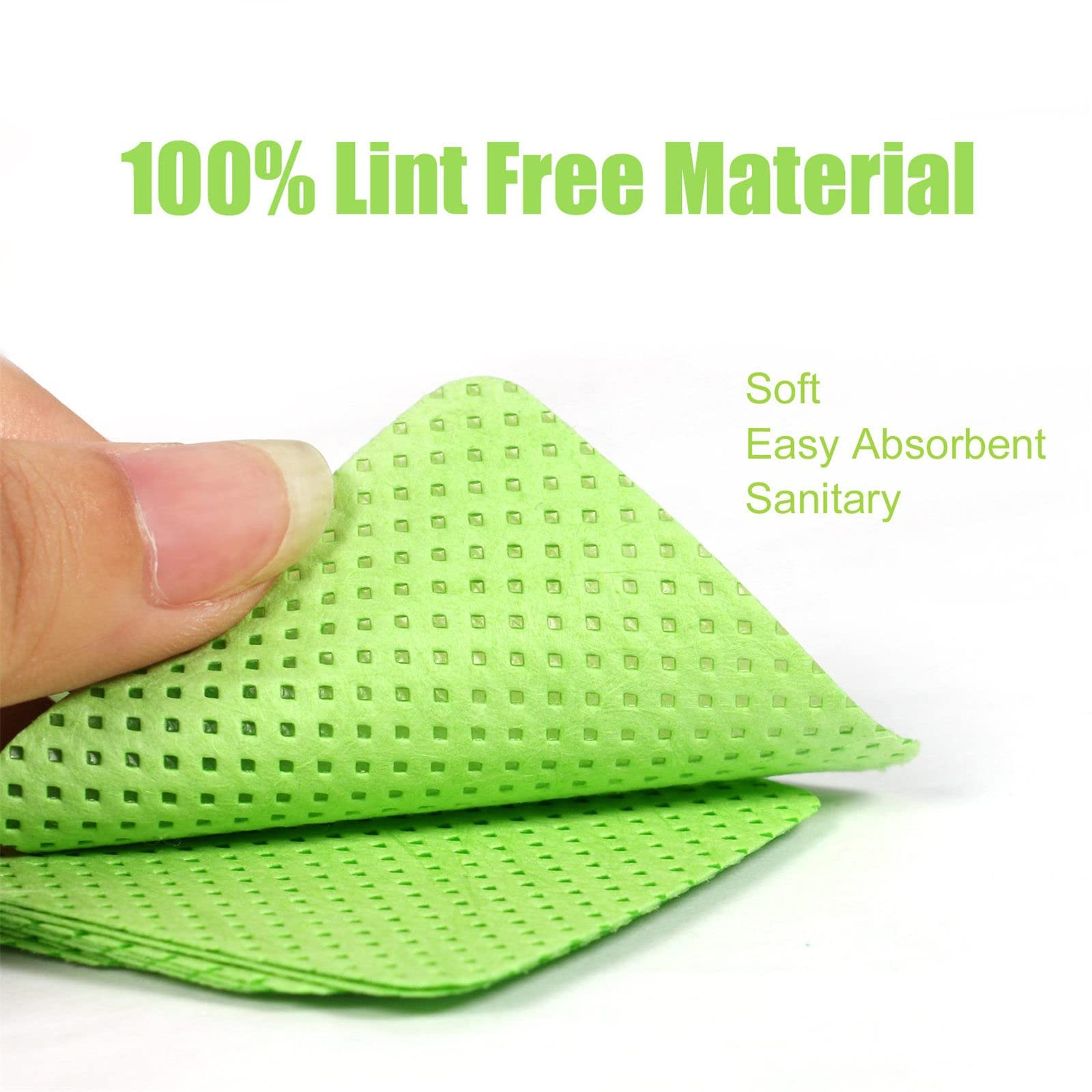 Disposable Nail Gel Remover Wipes - Lint-Free Cotton Pads for Gel Polish Removal | Gentle Fingernail & Toenail Care | Perfect for Salon, Home Manicures & DIY Nail Art