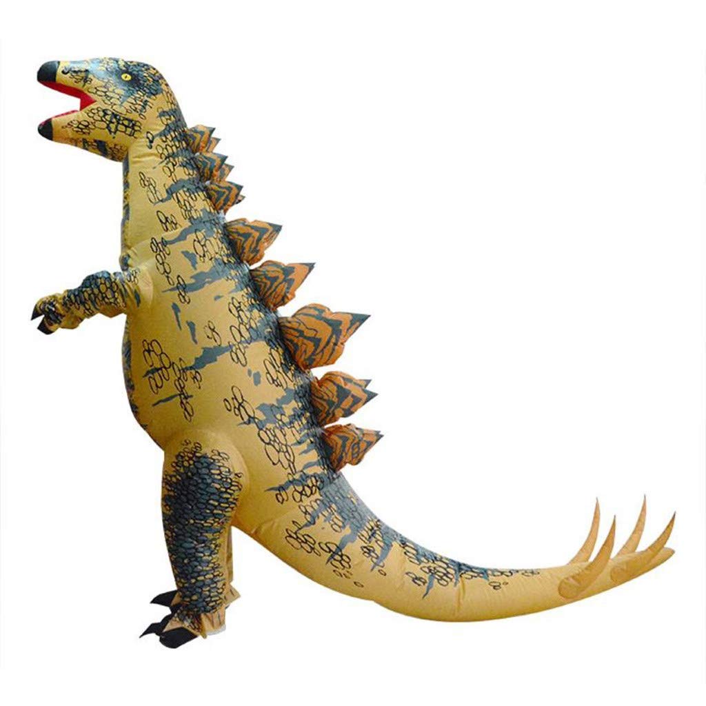 Inflatable Dinosaur Costume for Kids & Adults - Full Body T-Rex Halloween Costume, Dinosaur Cosplay Outfit for Parties, Carnival, Theme Events (One Size Fits Most)