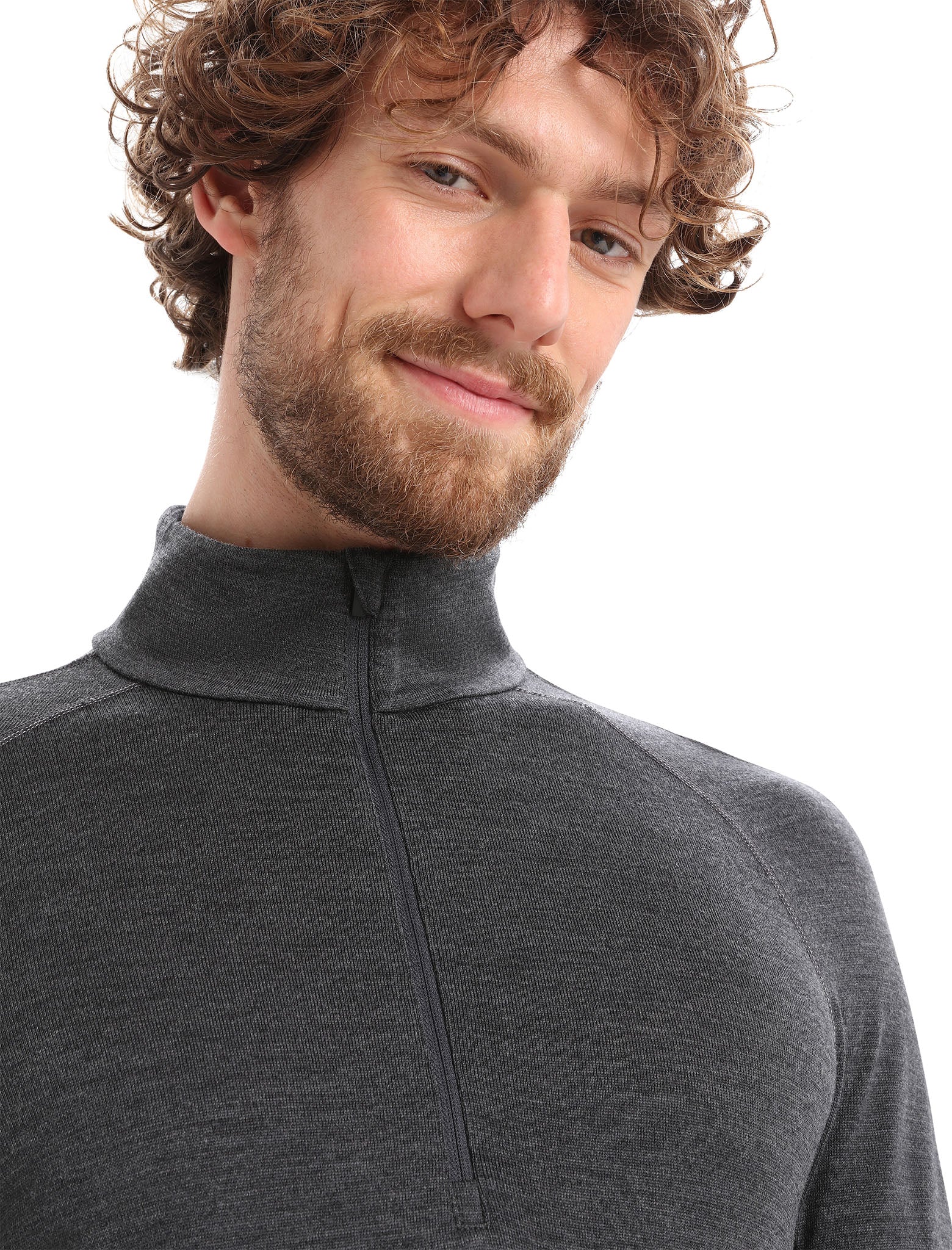 260 ZoneKnit Merino Wool Long Sleeve Half Zip Thermal Base Layer Top for Men - Warm Winter Outdoor Hiking & Skiing Performance Shirt
