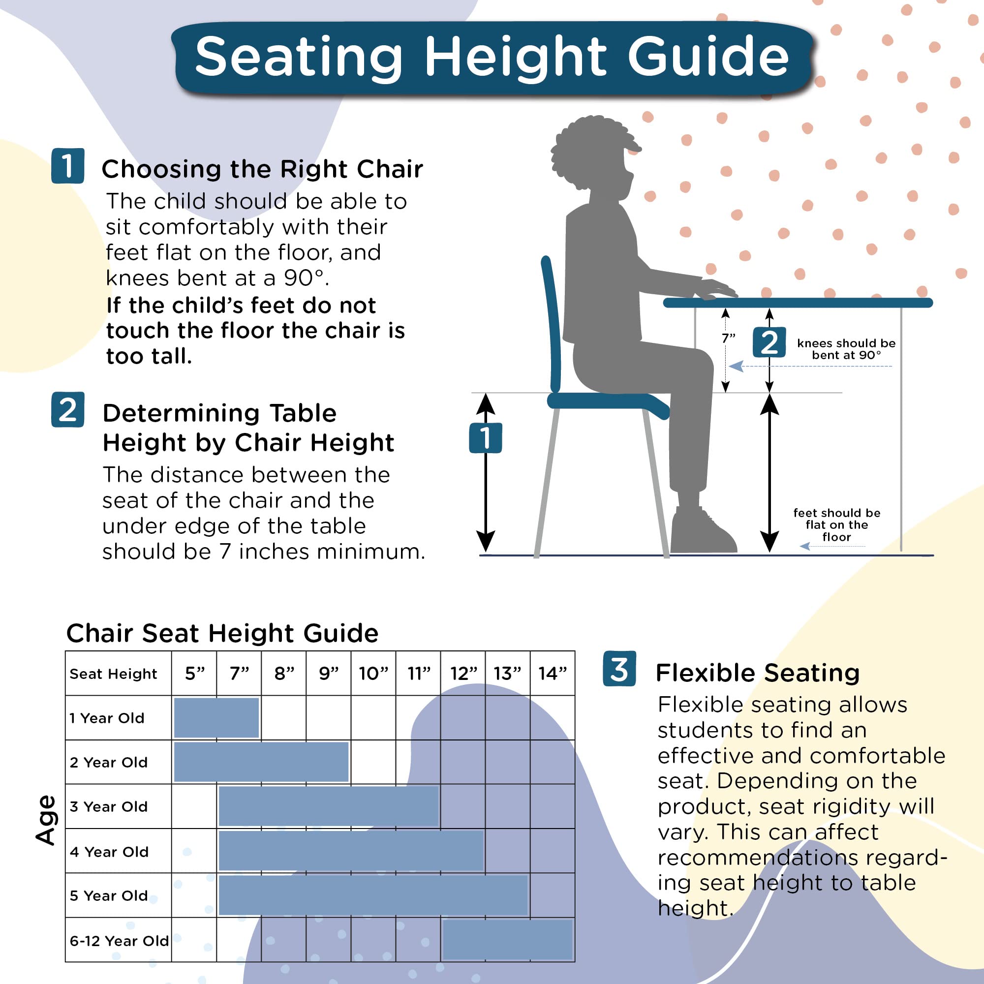 Children’s Factory MyPosture 10 Inch Height Adjustable Chairs - 4 Pack Gray with Chrome Legs (AB8010GYC4) - Ergonomic Kids Chairs for Preschool, Daycare & Classroom - Perfect for Toddler Desk Seating, Flexible Learning Spaces & Small Group Activities