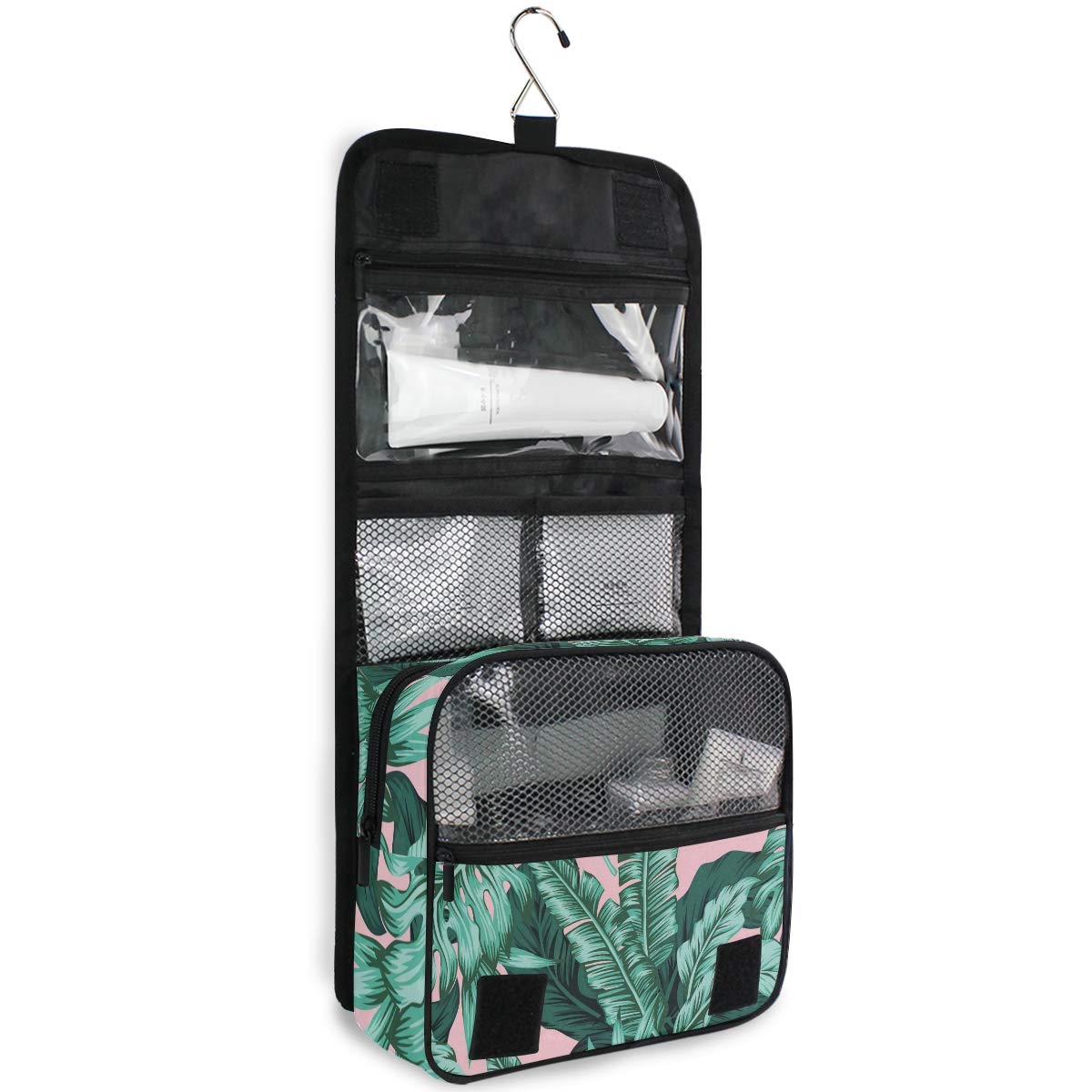 Large Hanging Toiletry Bag for Women - Waterproof Travel Cosmetic Organizer with Sturdy Hook | Portable Makeup Pouch for Business Trips, Vacations & Gym Use