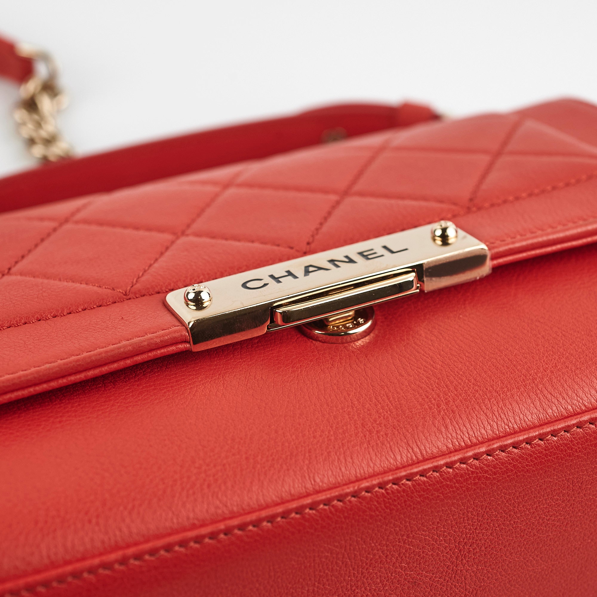 Chanel Seasonal Flap Red Crossbody Bag for Women - Luxury Leather Shoulder Bag - Perfect for Date Night, Parties & Special Occasions