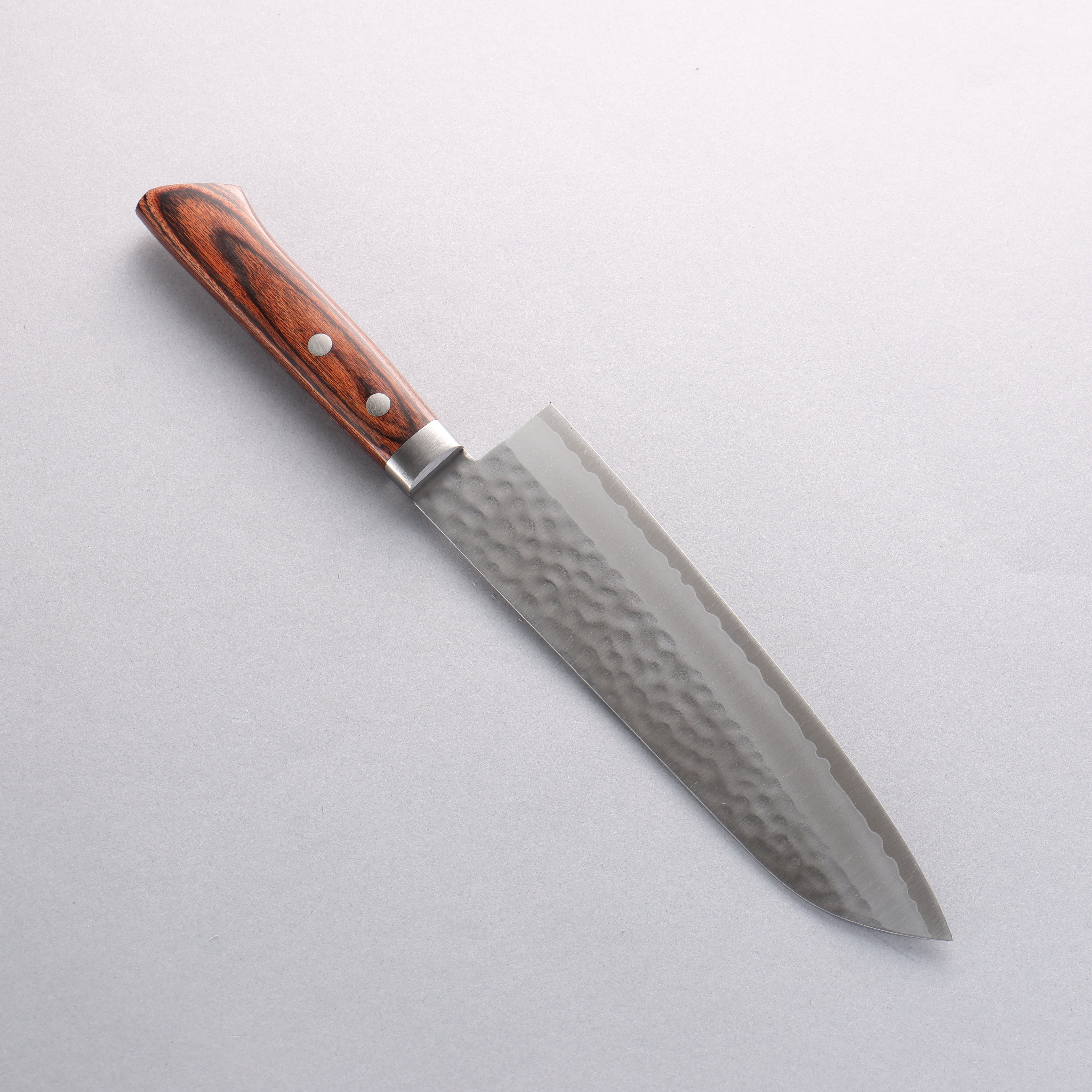 Premium Seisuke VG1 Hammered Gyuto 180mm Japanese Chef Knife with Mahogany Handle - Perfect for Sushi, Meat Slicing & Professional Kitchen Use