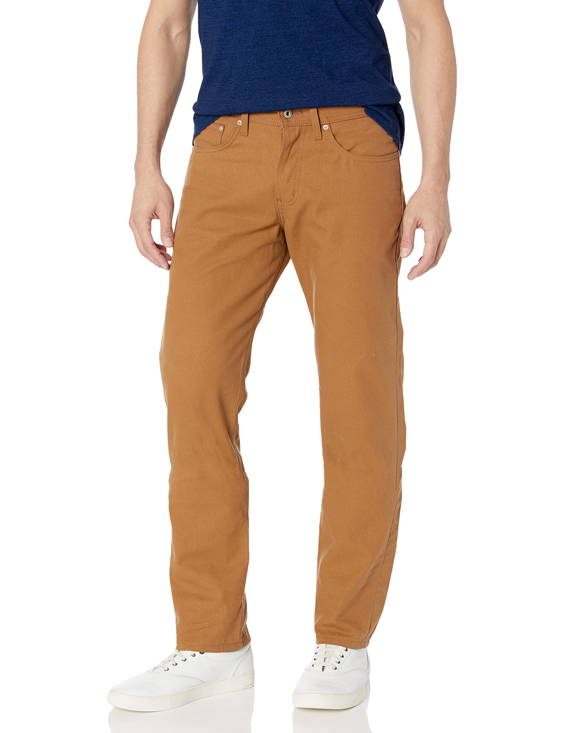 Naked & Famous Denim Men's Weirdguy Duck Canvas Selvedge Jeans - Durable Raw Denim Pants for Casual Wear & Urban Style