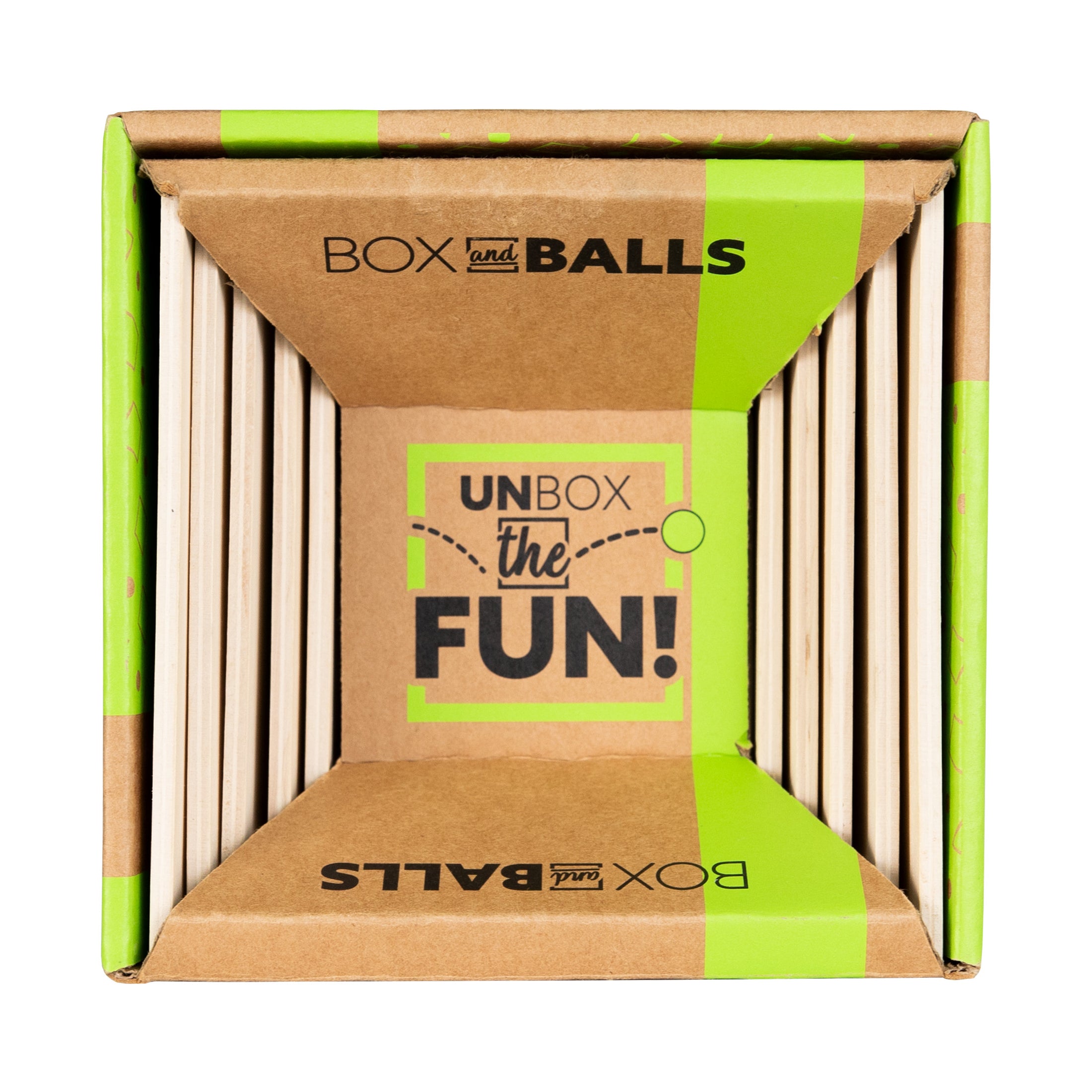 Classic Wooden Trick Shot Game Set - Box and Balls for Skill Challenge | Fun Family Board Game for Parties, Gifts & Indoor Entertainment