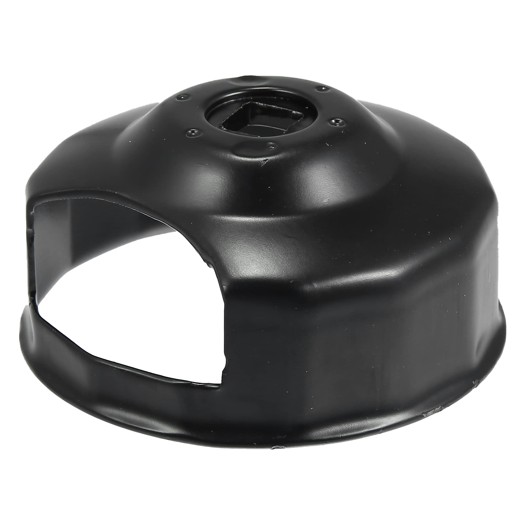 X AUTOHAUX 76mm 14 Flutes Oil Filter Wrench - Compatible with 1984-2021 Harley Davidson Twin Cam Spin-on Oil Filters - Black Housing Cap Socket Remover Tool for Easy Motorcycle Maintenance & Oil Changes