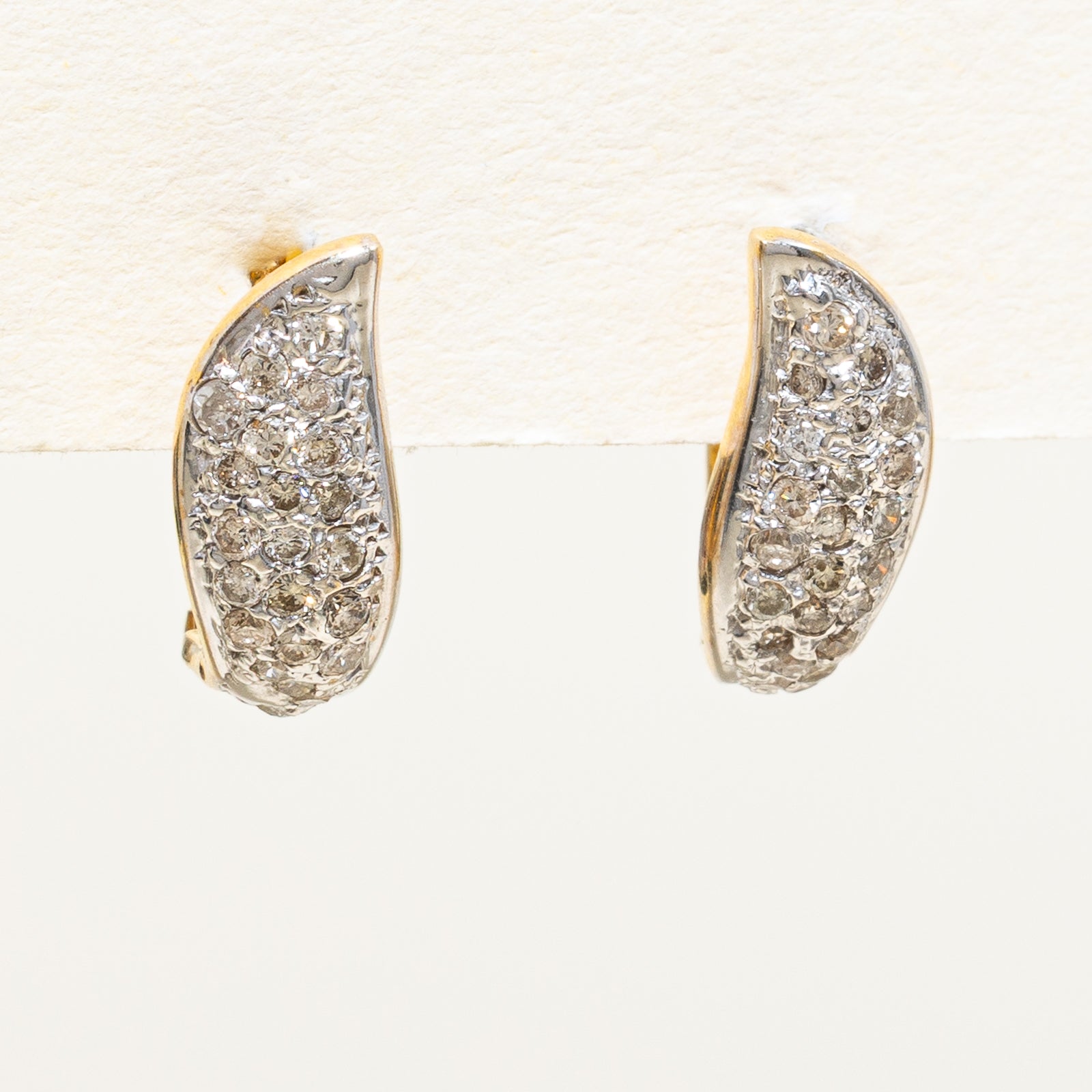 0.32ctw Diamond Cluster Latchback Earrings for Women - Elegant Dangle Earrings for Party, Wedding & Everyday Wear