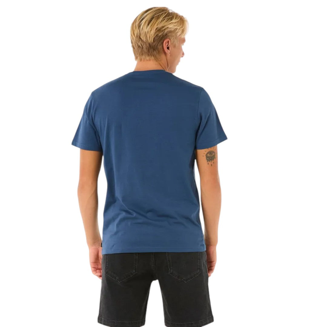 Rip Curl Surf Paradise Badge Tee - Men's Graphic T-Shirt for Surfing & Beach Lifestyle | Casual Wear & Summer Outfits