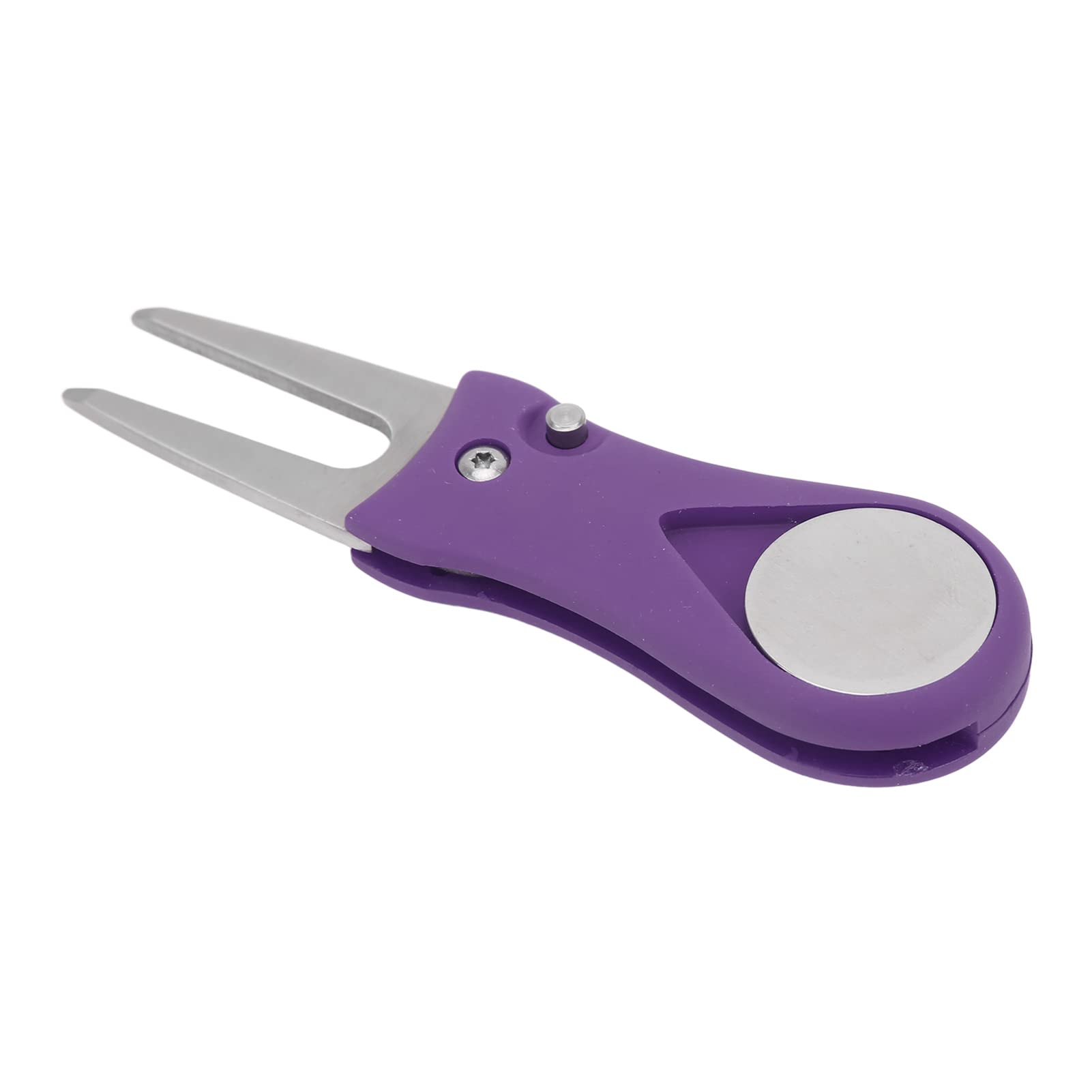 Pasamer Divot Tool - Foldable Golf Ball Marker Repair Tool with Green Fork for Golf Course & Playground | Perfect for Golfers & Outdoor Sports Enthusiasts